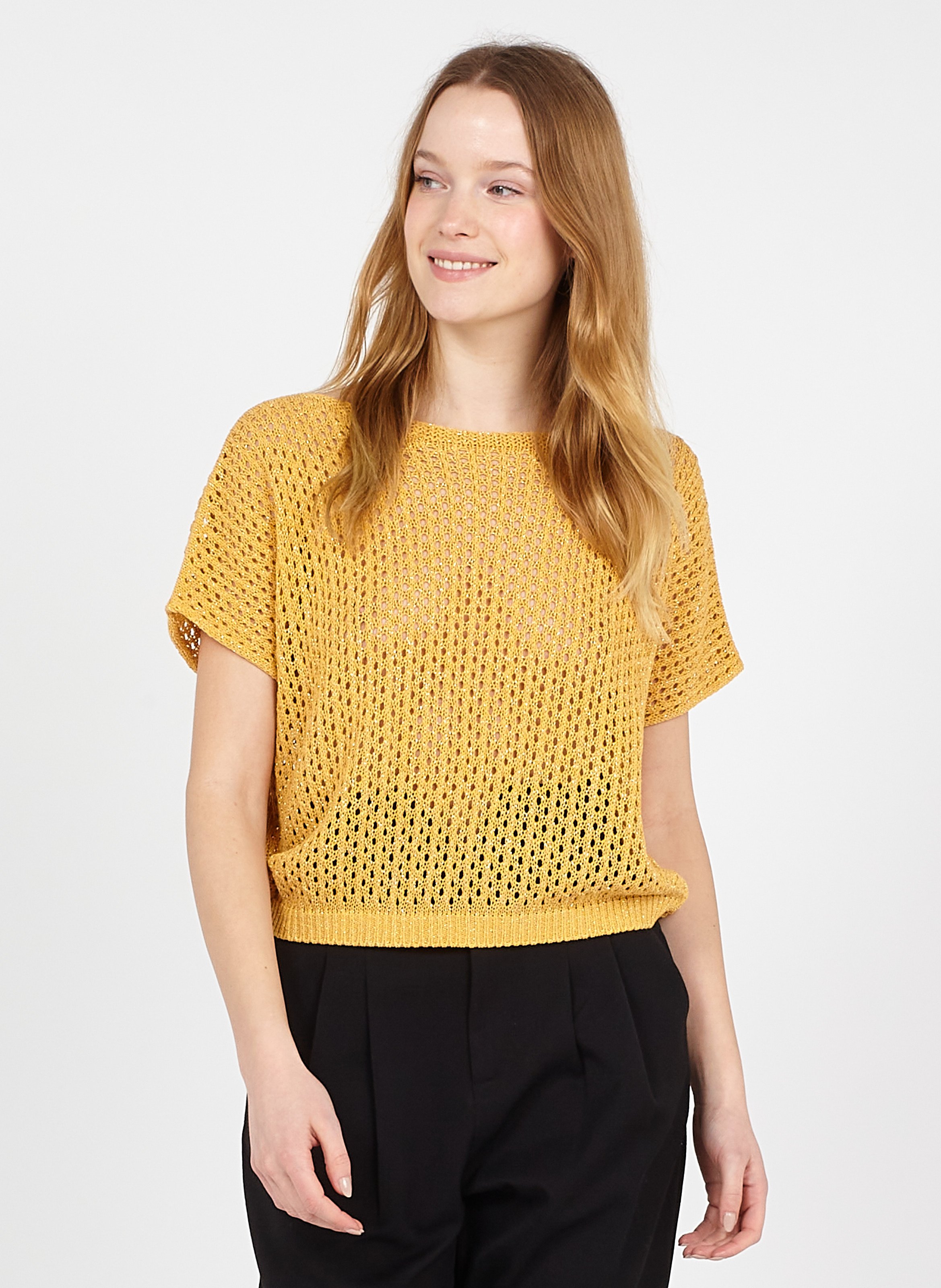 express metallic sweater