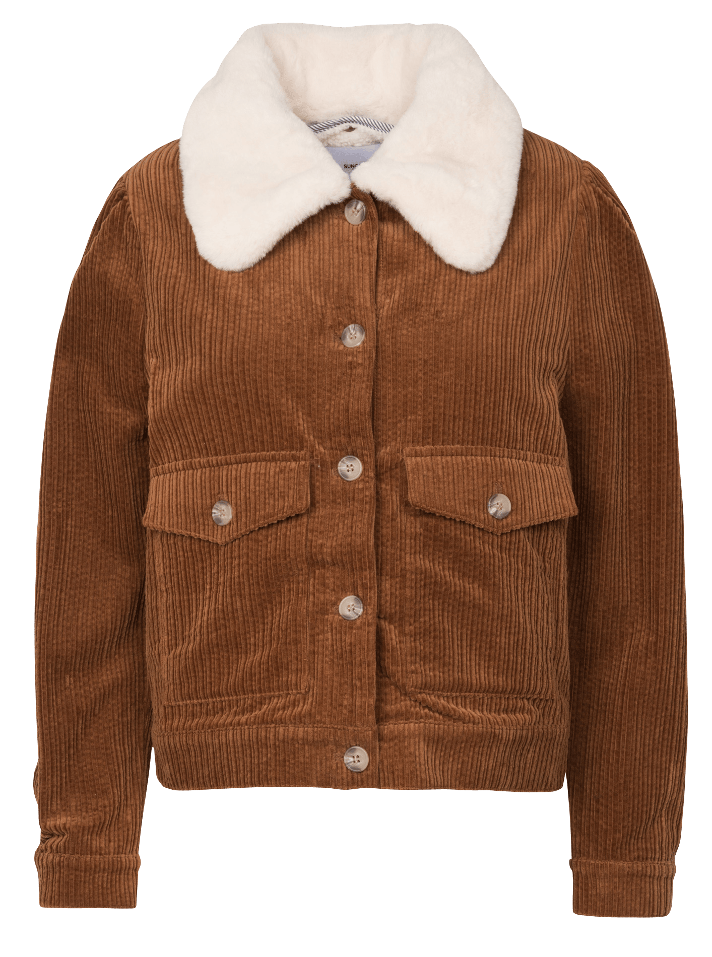 fuzzy corduroy jacket