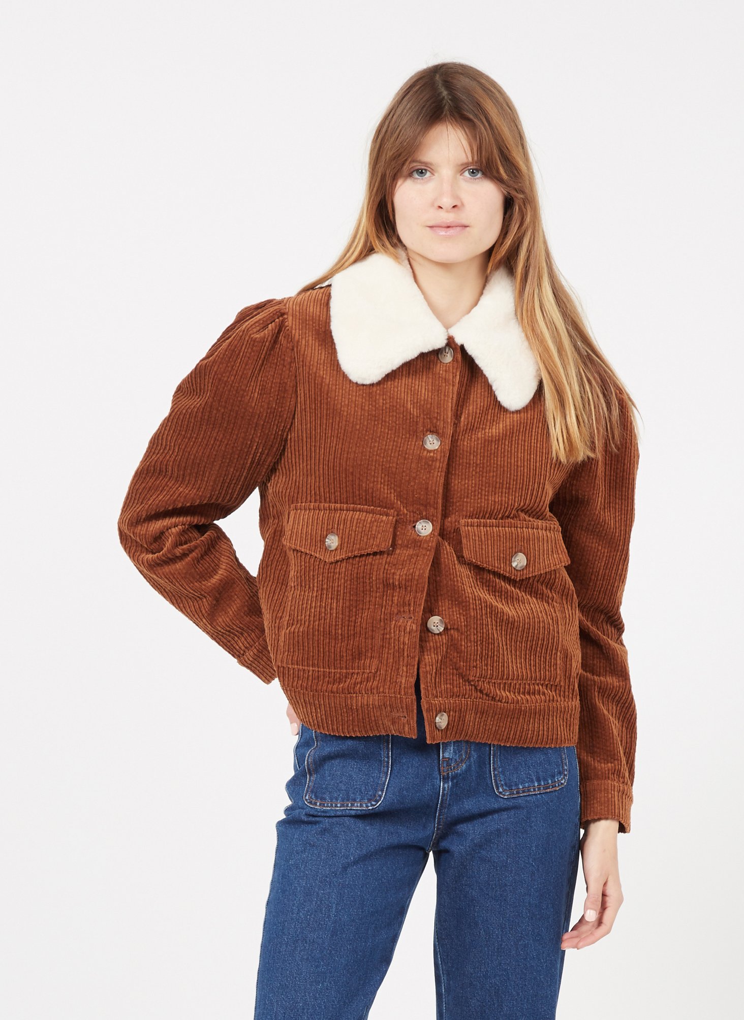 camel cord jacket