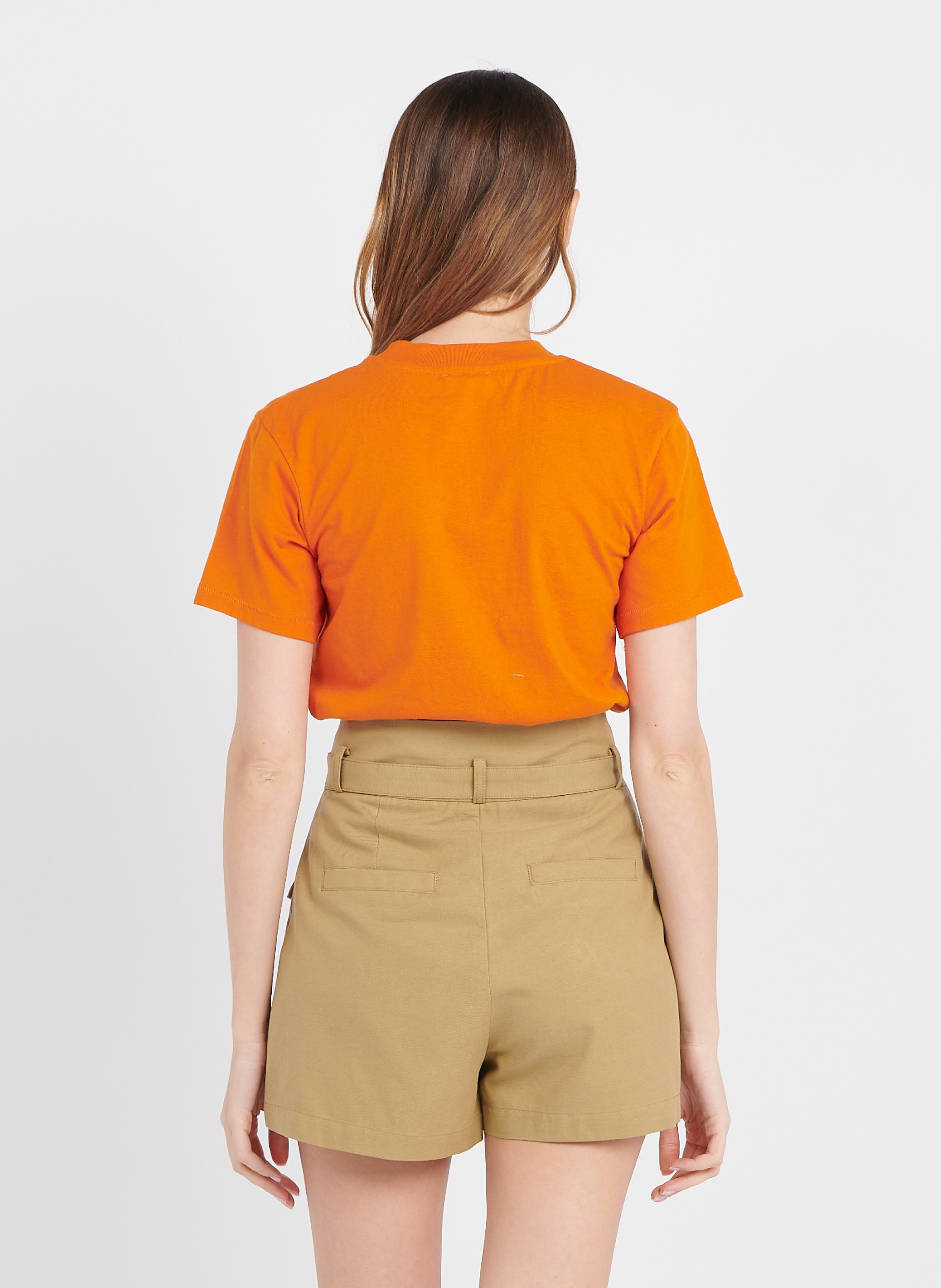 Sale Round-neck Cotton-blend T-shirt 