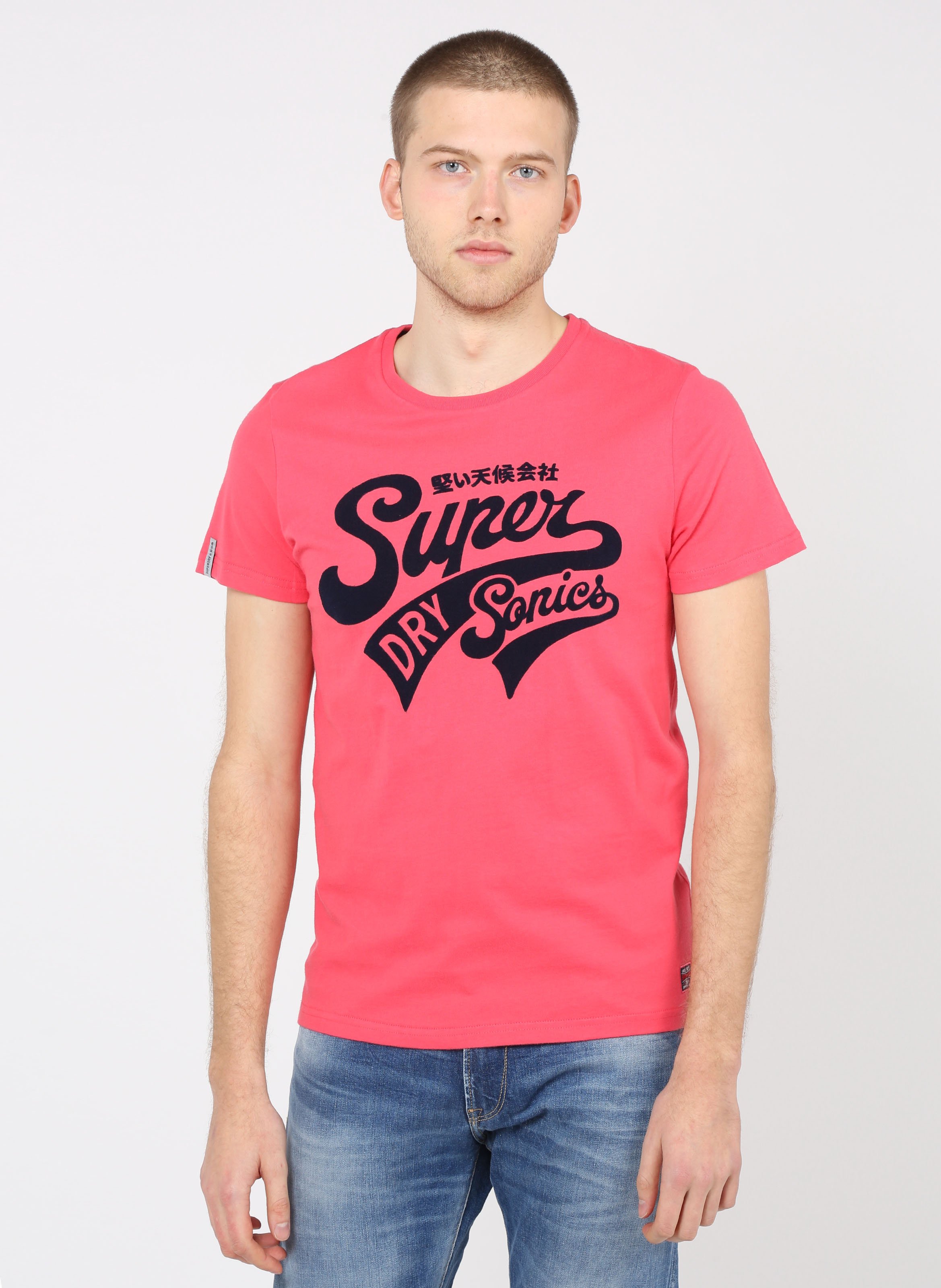 superdry tshirt pink