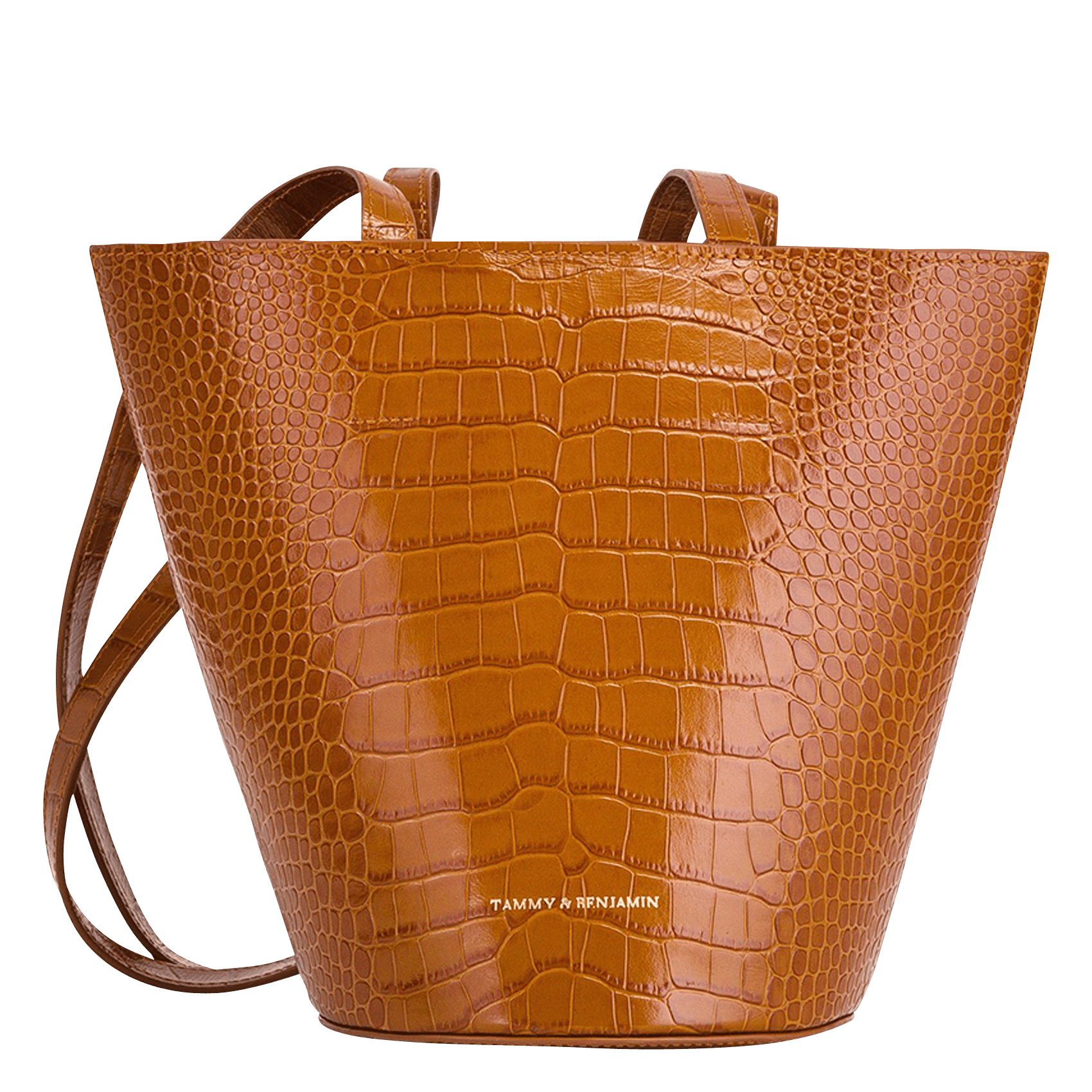 crocodile bucket bag