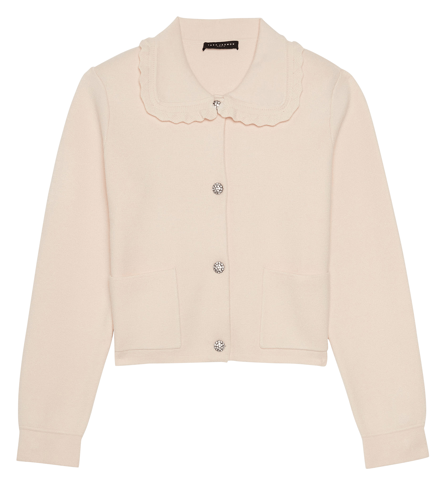 nude knit cardigan