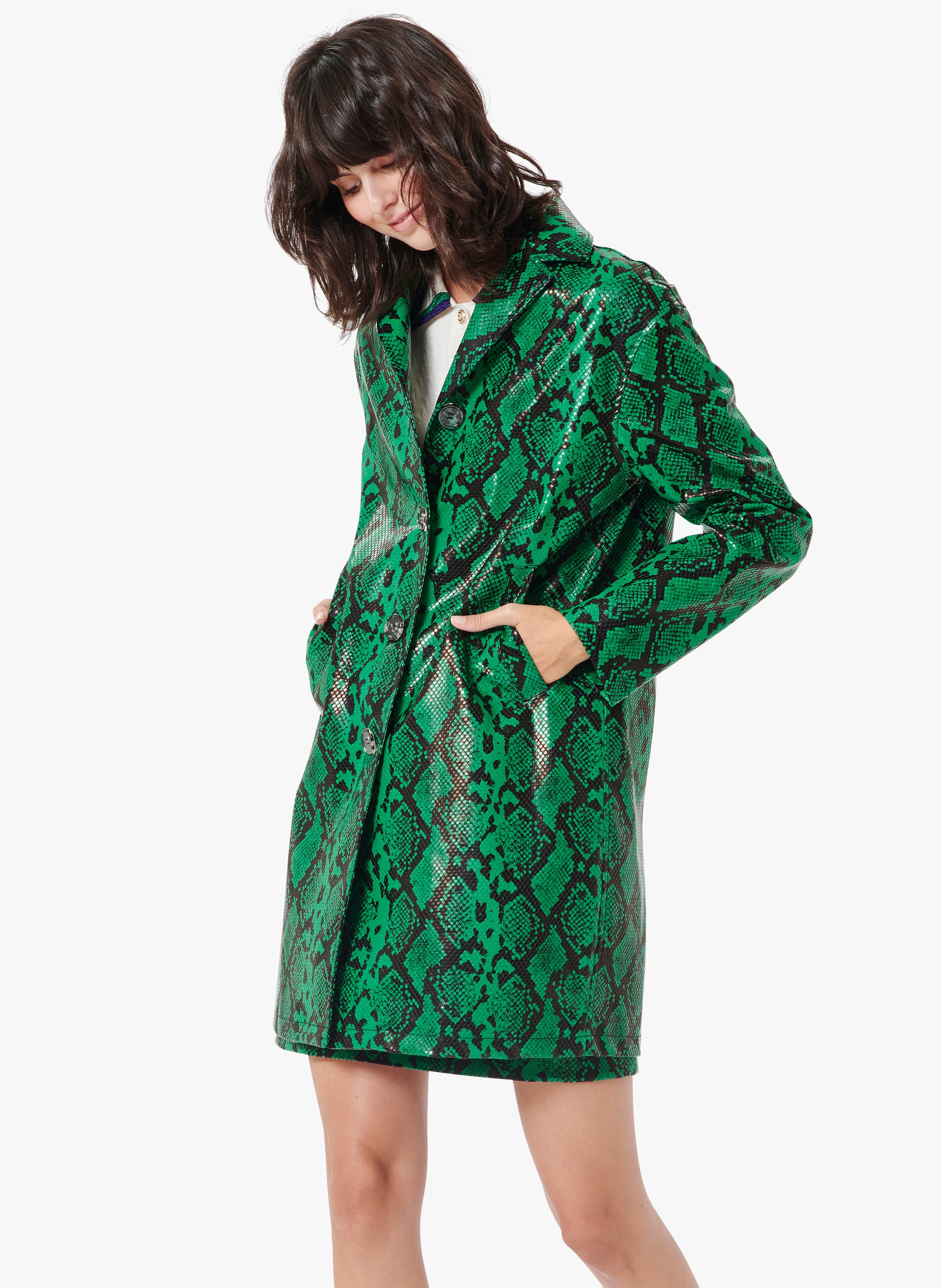 tara jarmon green coat