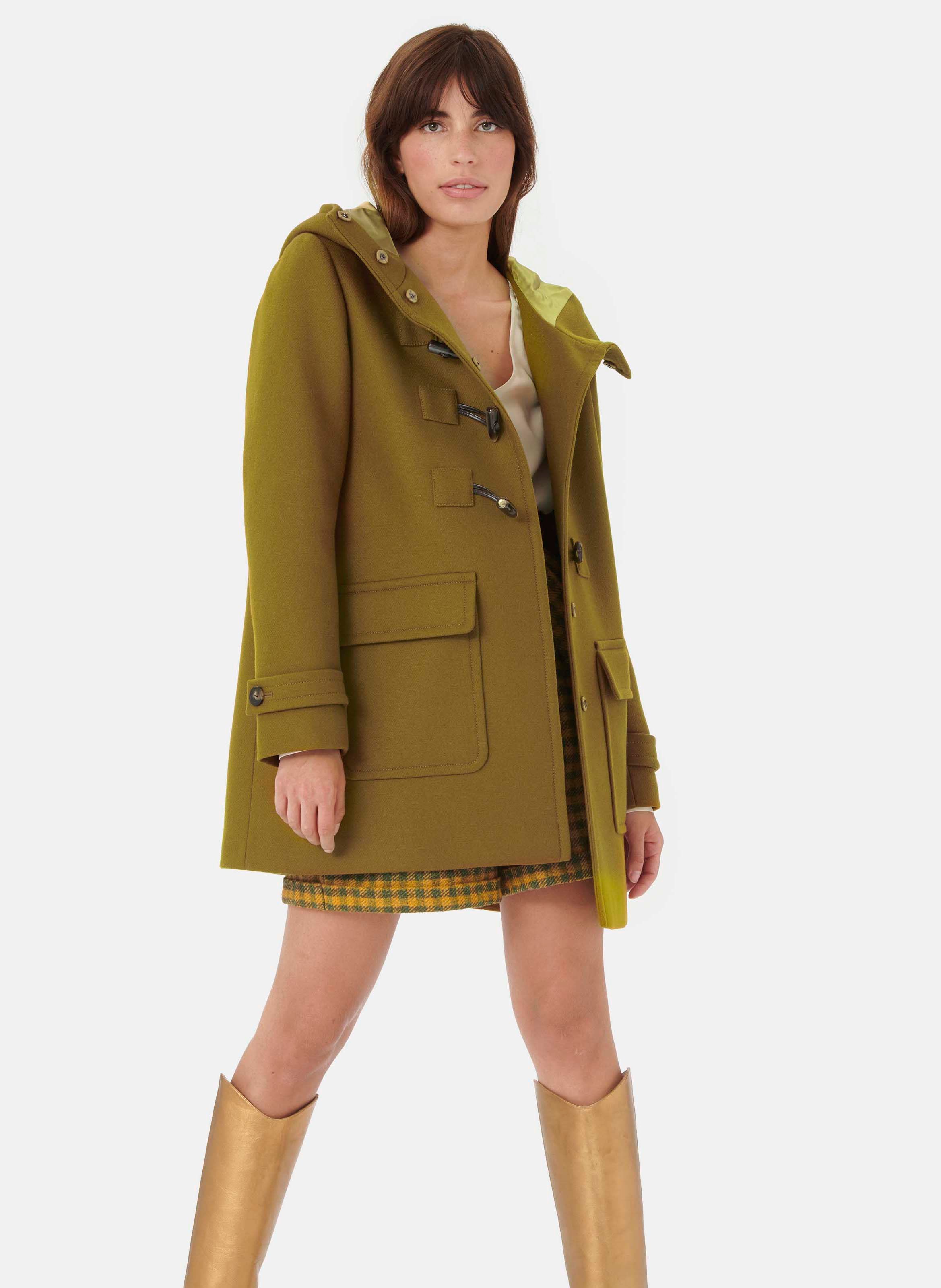 duffle coat without hood