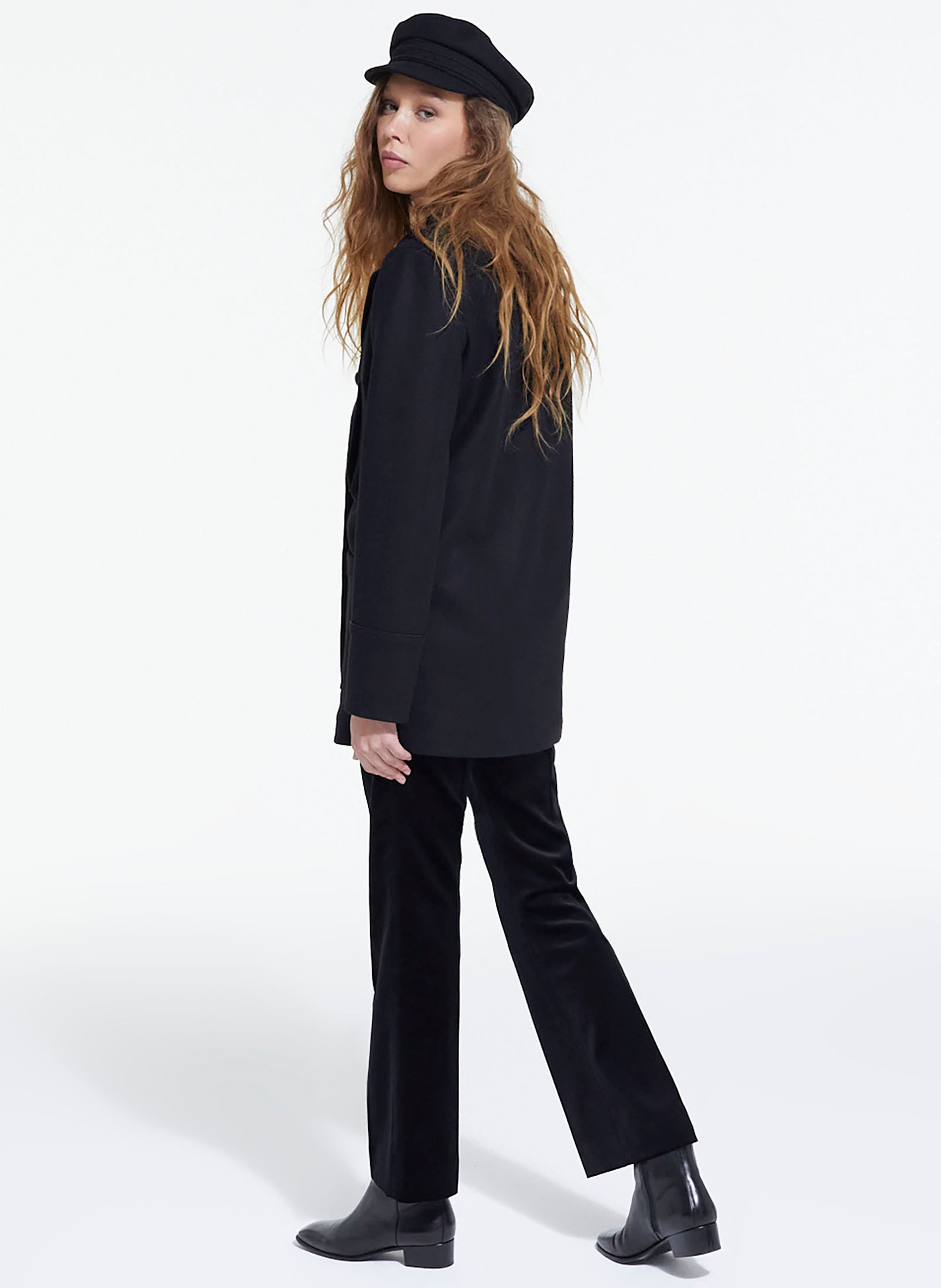 Wool Reefer Jacket Bla01 The Kooples Women Place des Tendances