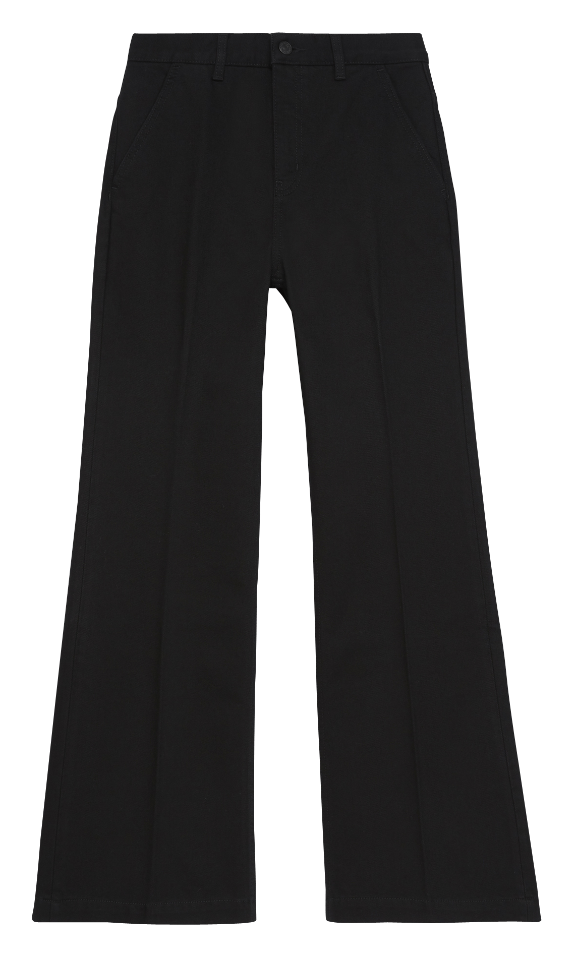 next black bootcut jeans