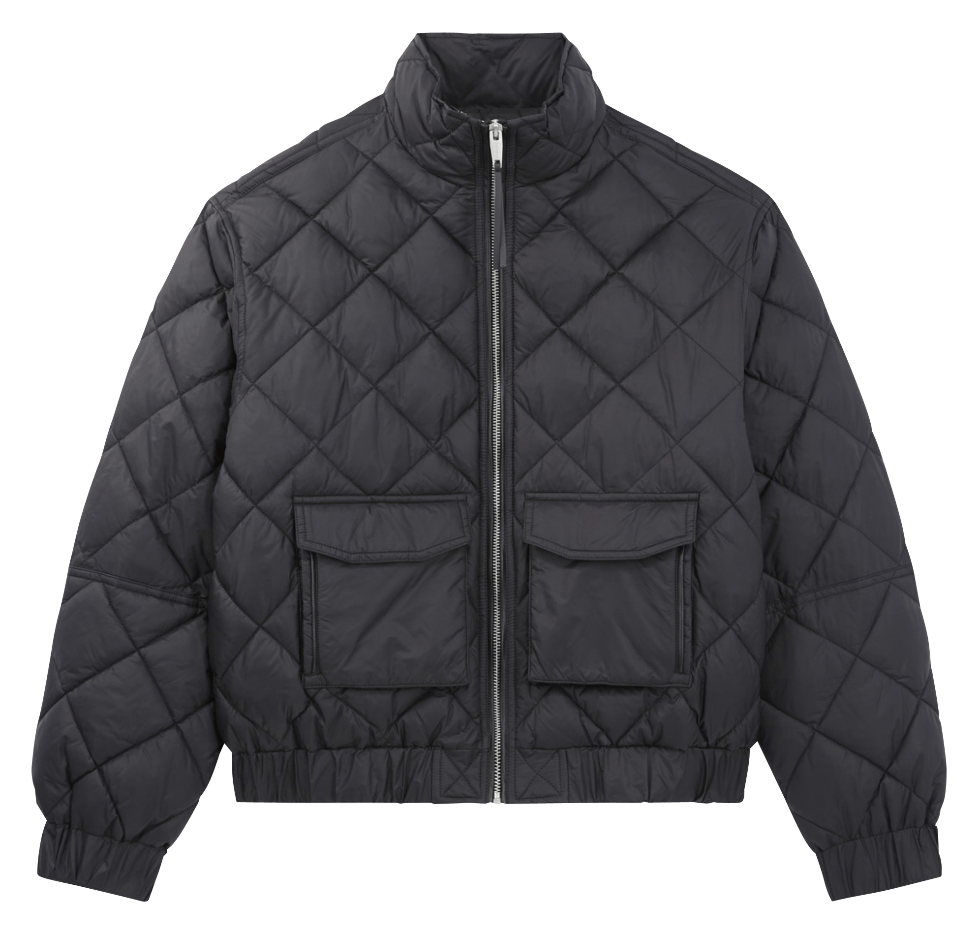 zara diamond quilted jacket