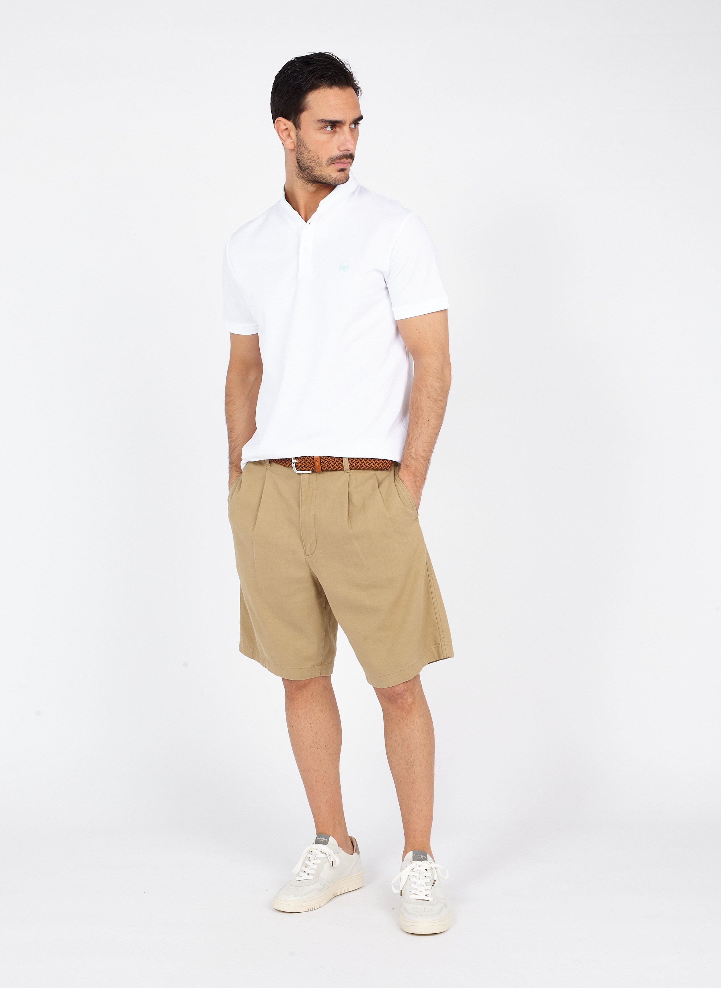 Sale Linen And Cotton Shorts Harvest 