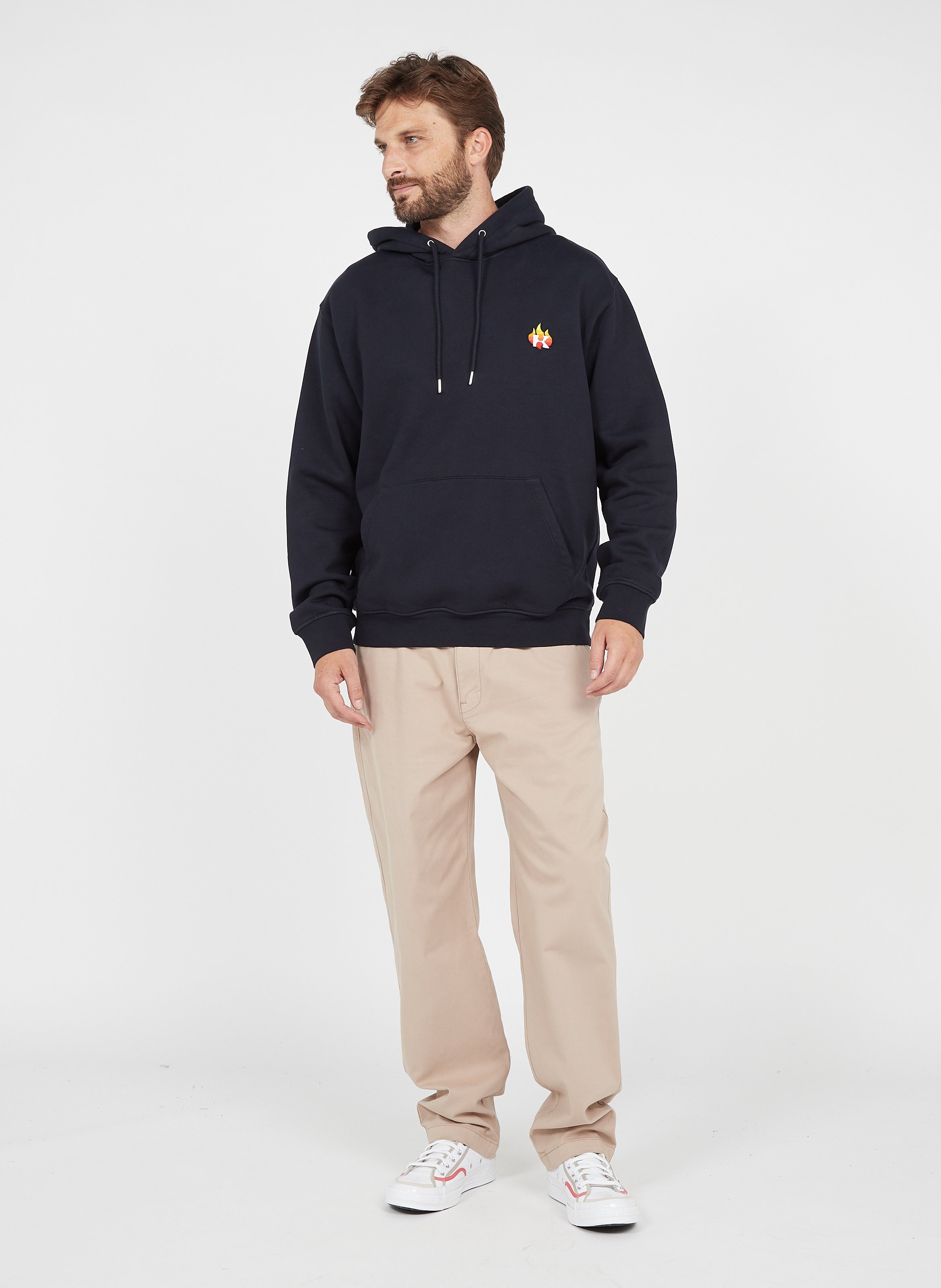 converse white jacket