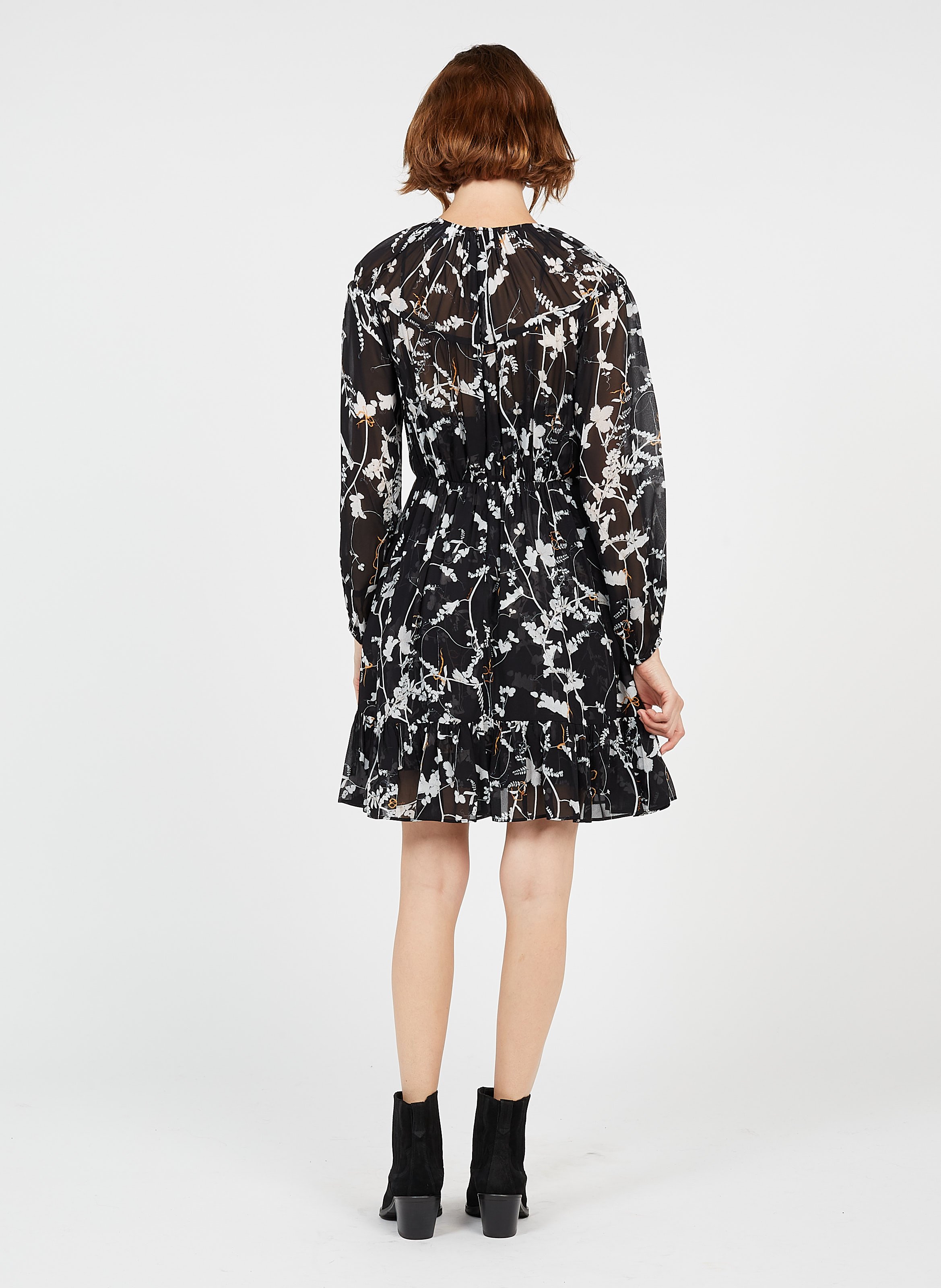 avian print dress by the kooples