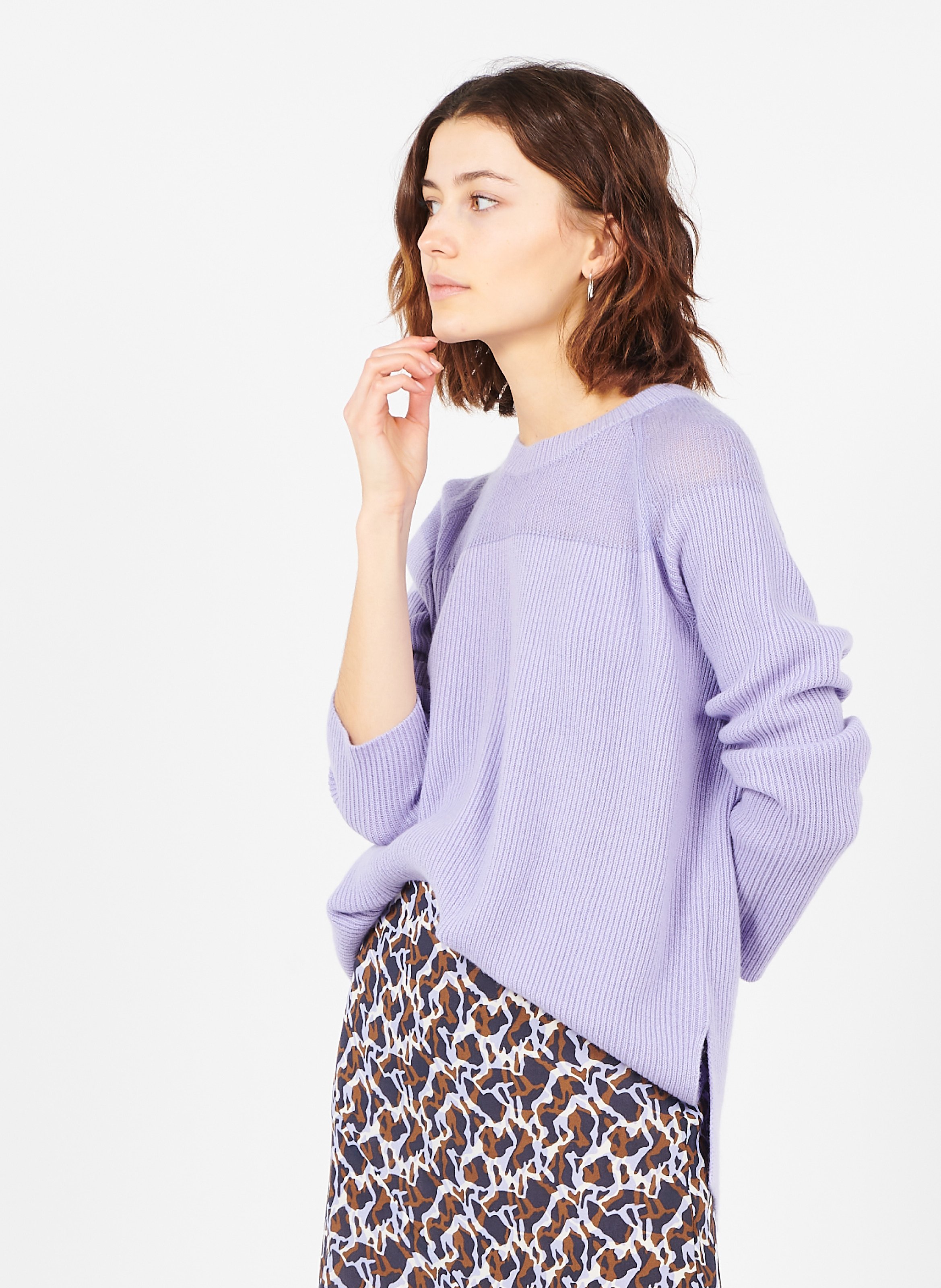 lilac cashmere sweater