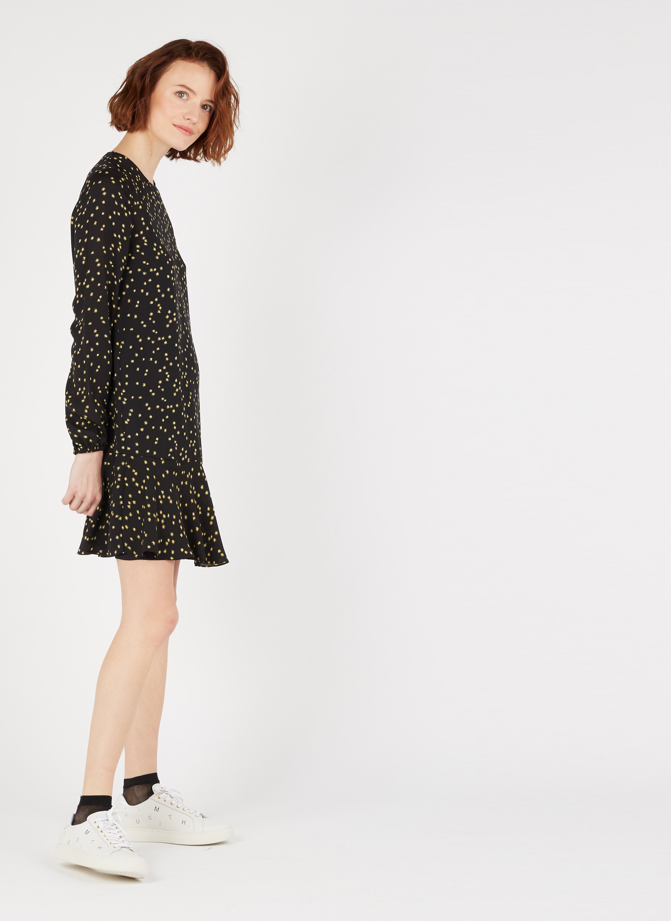 theory black silk dress
