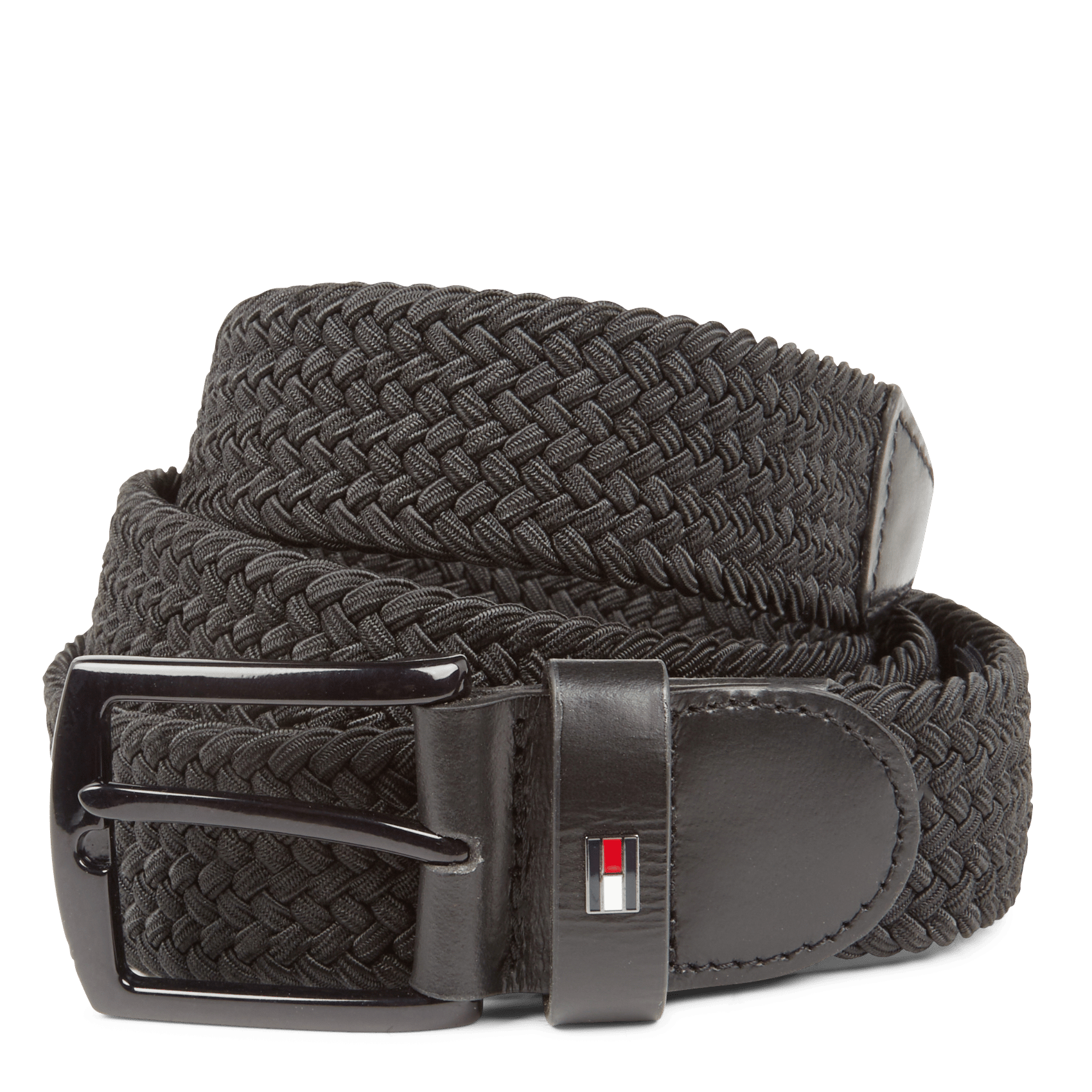 black braided belt