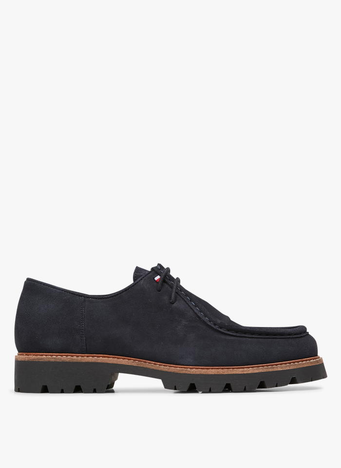 TOMMY HILFIGER Blue Leather Derby shoes