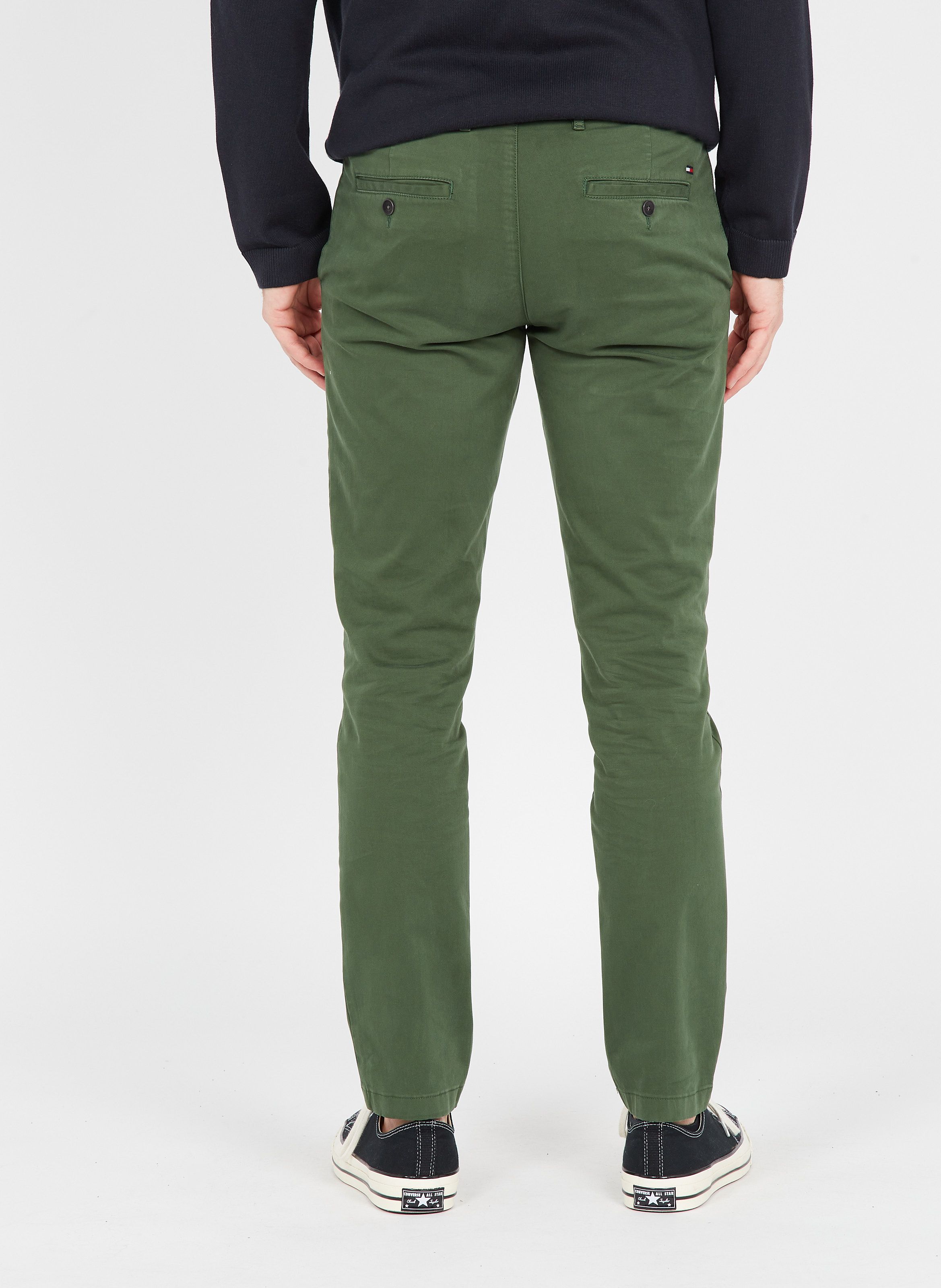 tommy hilfiger green chinos