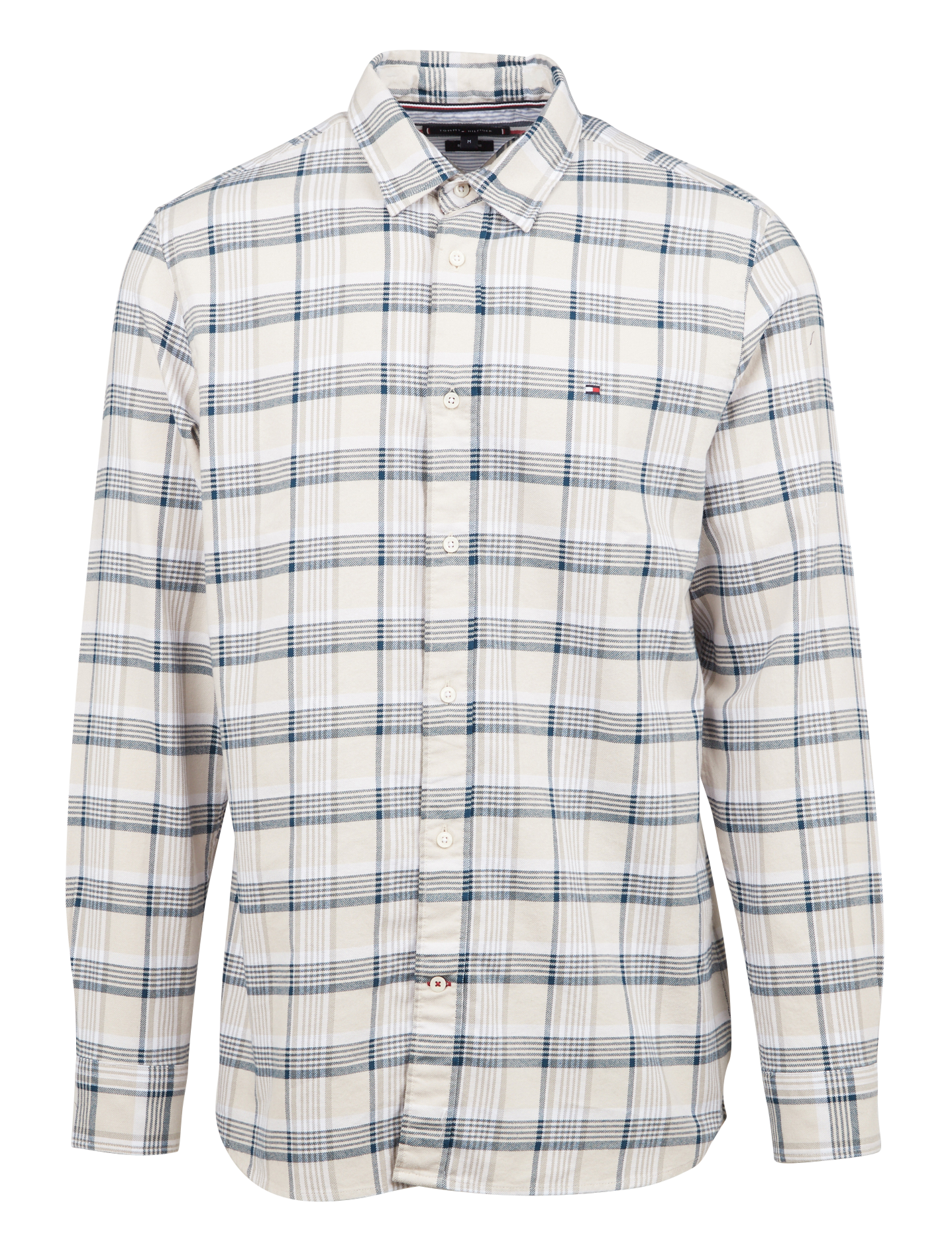 Tommy Hilfiger Mens Regular Fit Multi Window Pane Check Dress Shirt