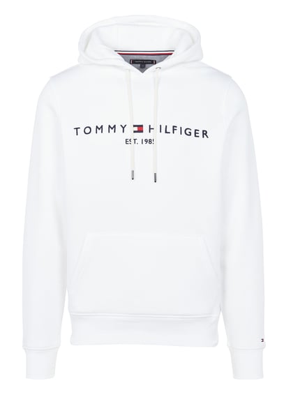 Regular fit Cotton blend Hoodie White Tommy Hilfiger Men Place