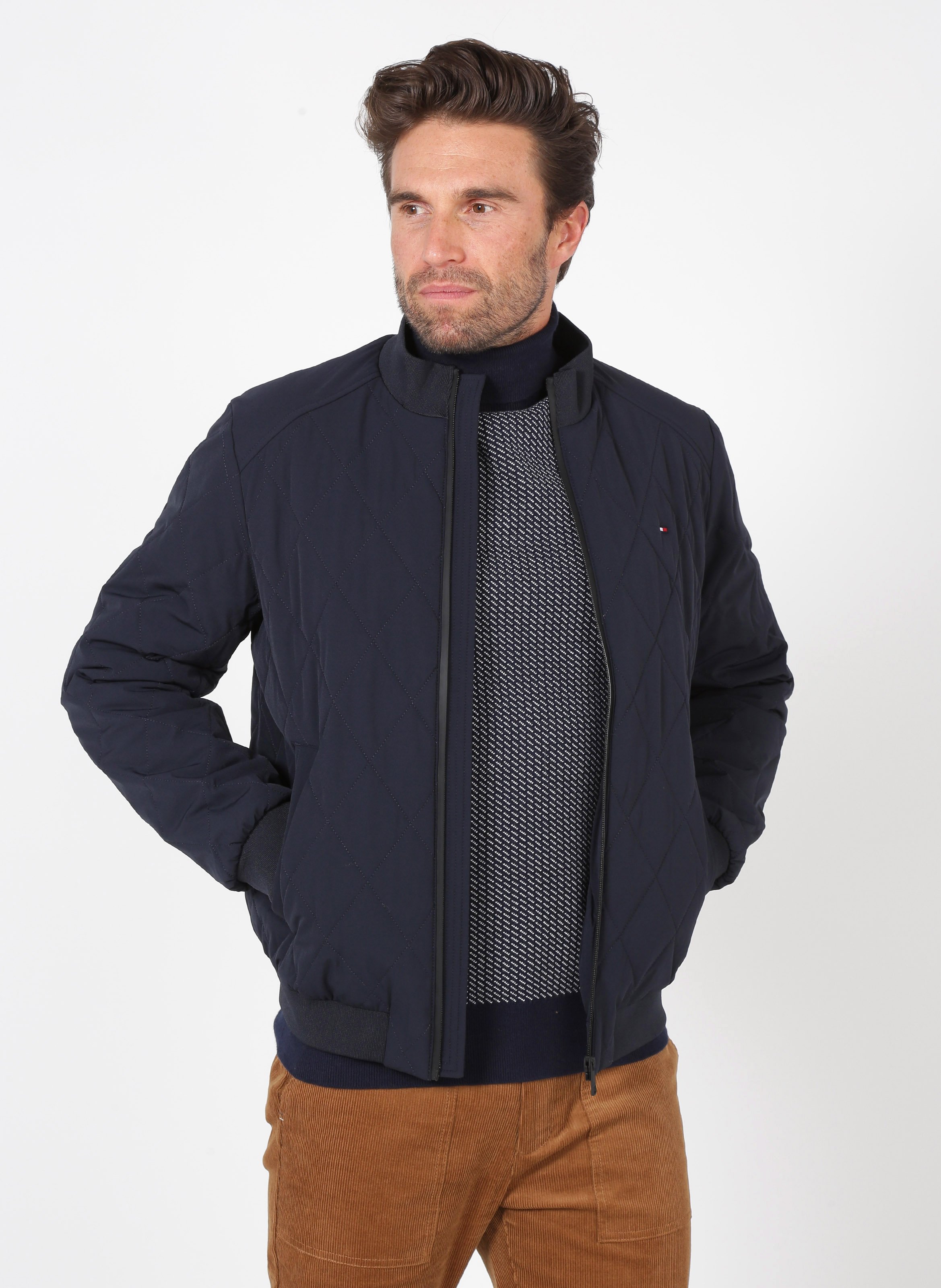 tommy quilted jacket