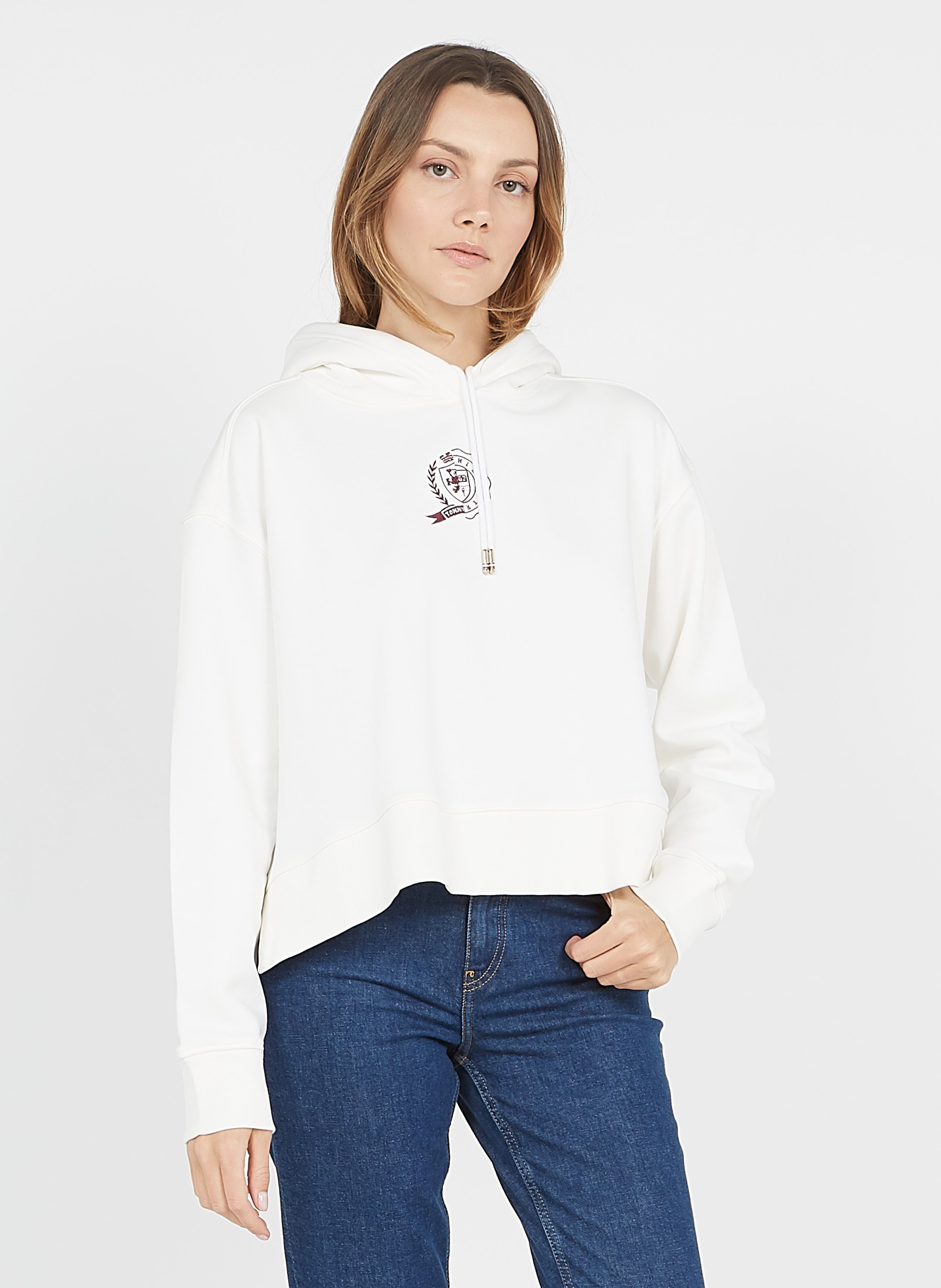 tommy hilfiger funnel neck hoodie