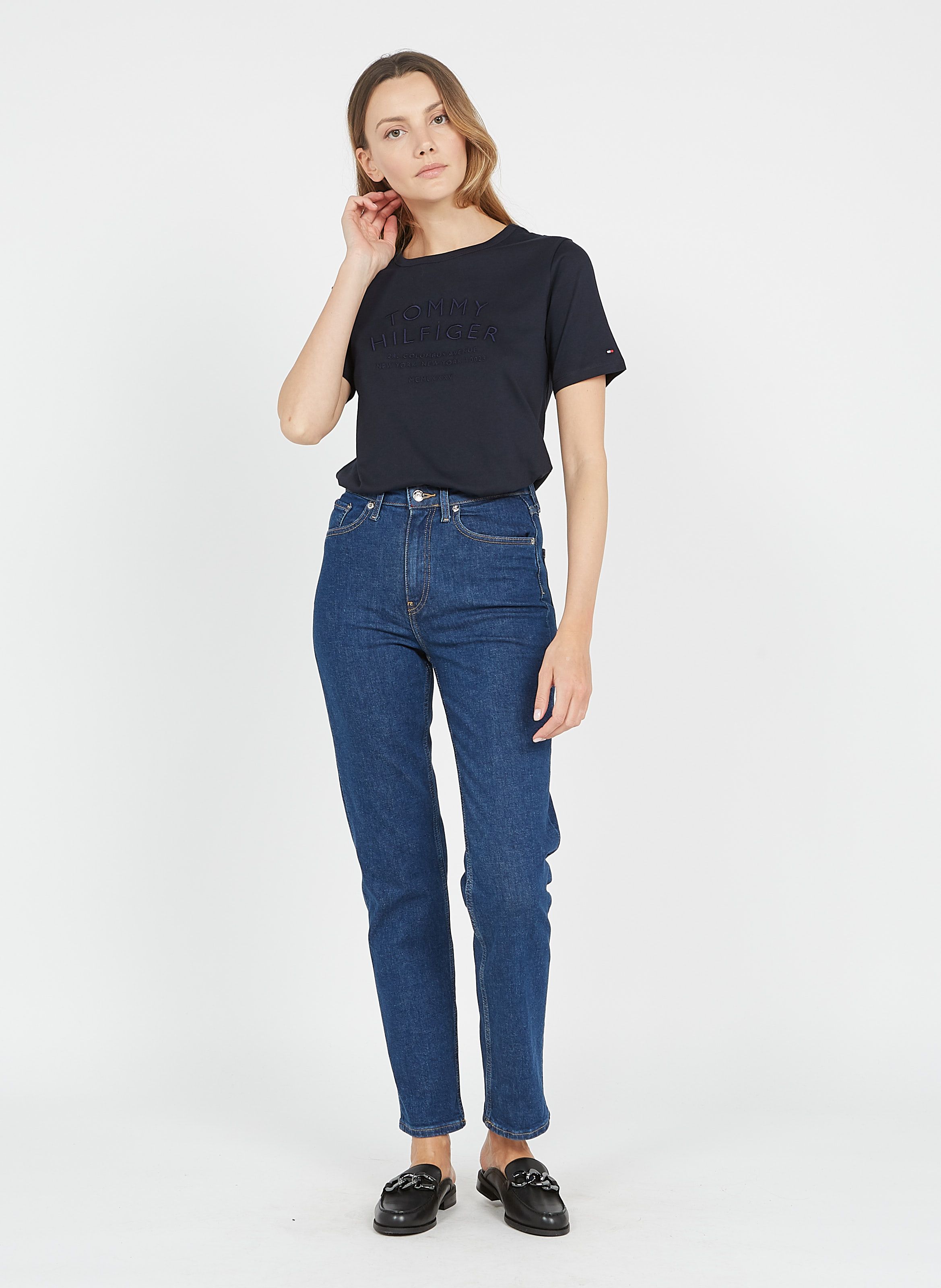 tommy hilfiger women's straight leg jeans