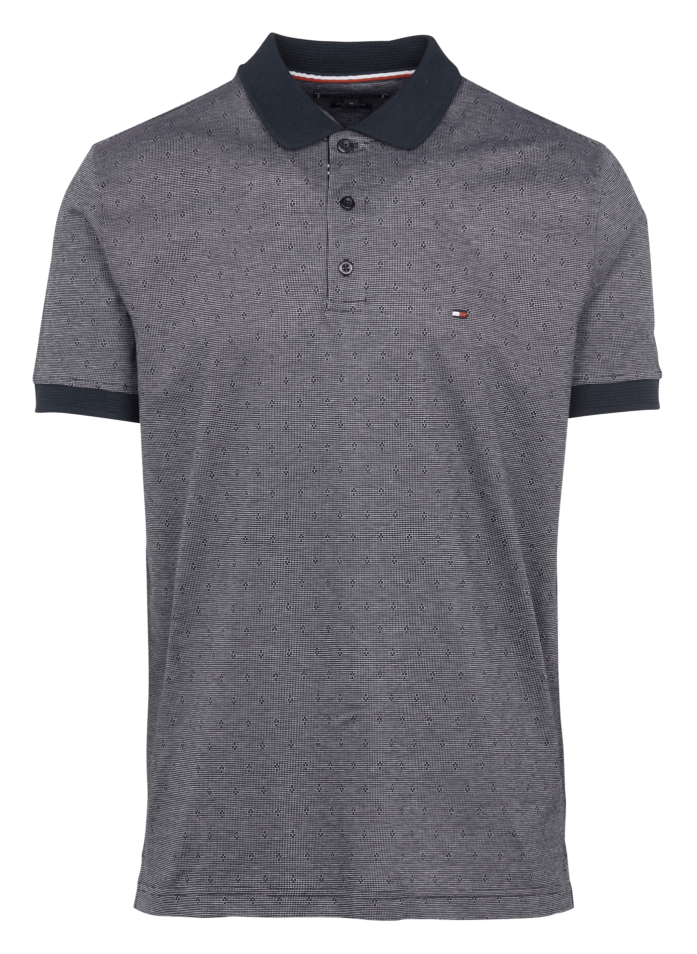 tommy hilfiger grey polo shirt