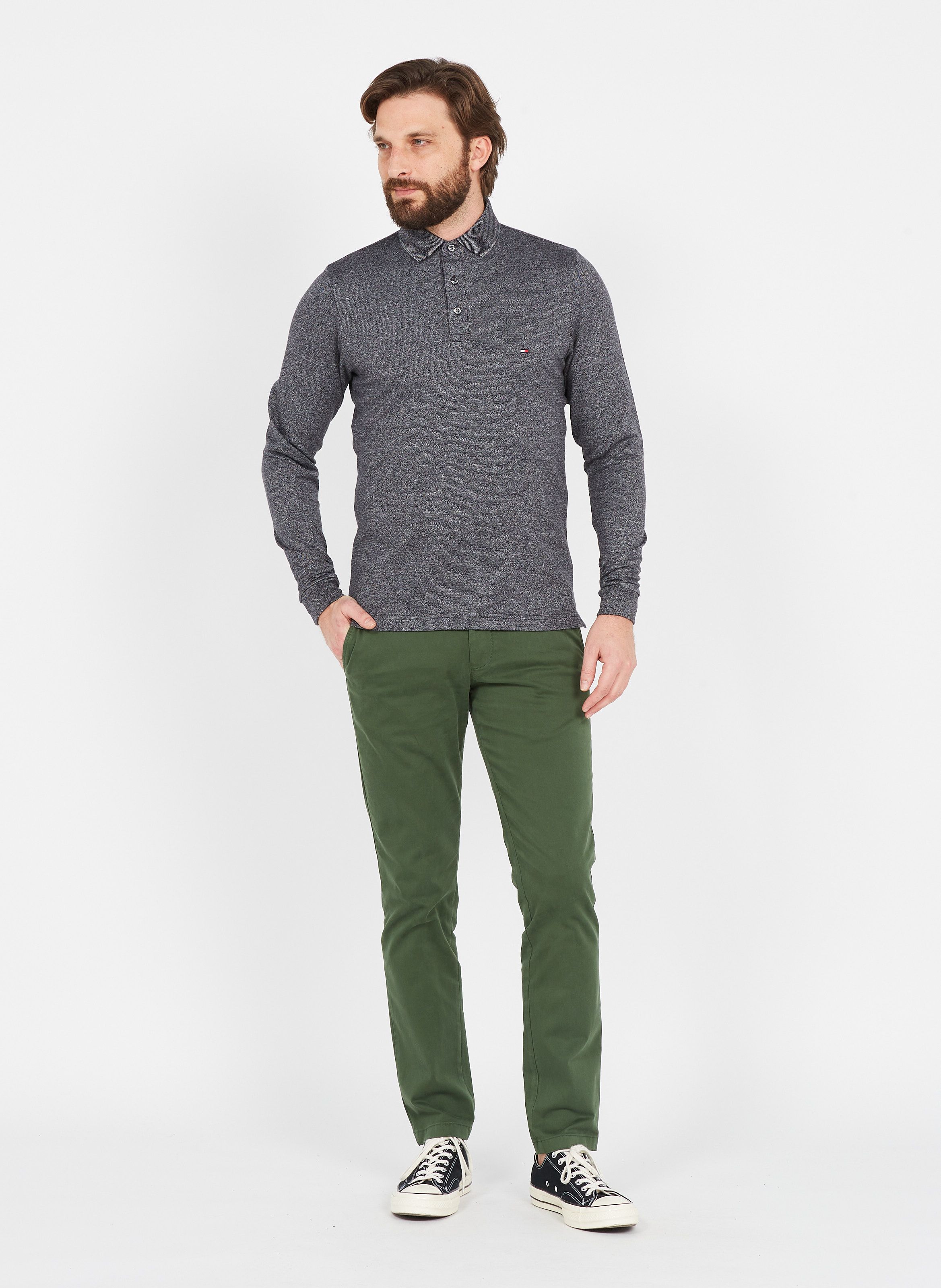 tommy hilfiger green chinos