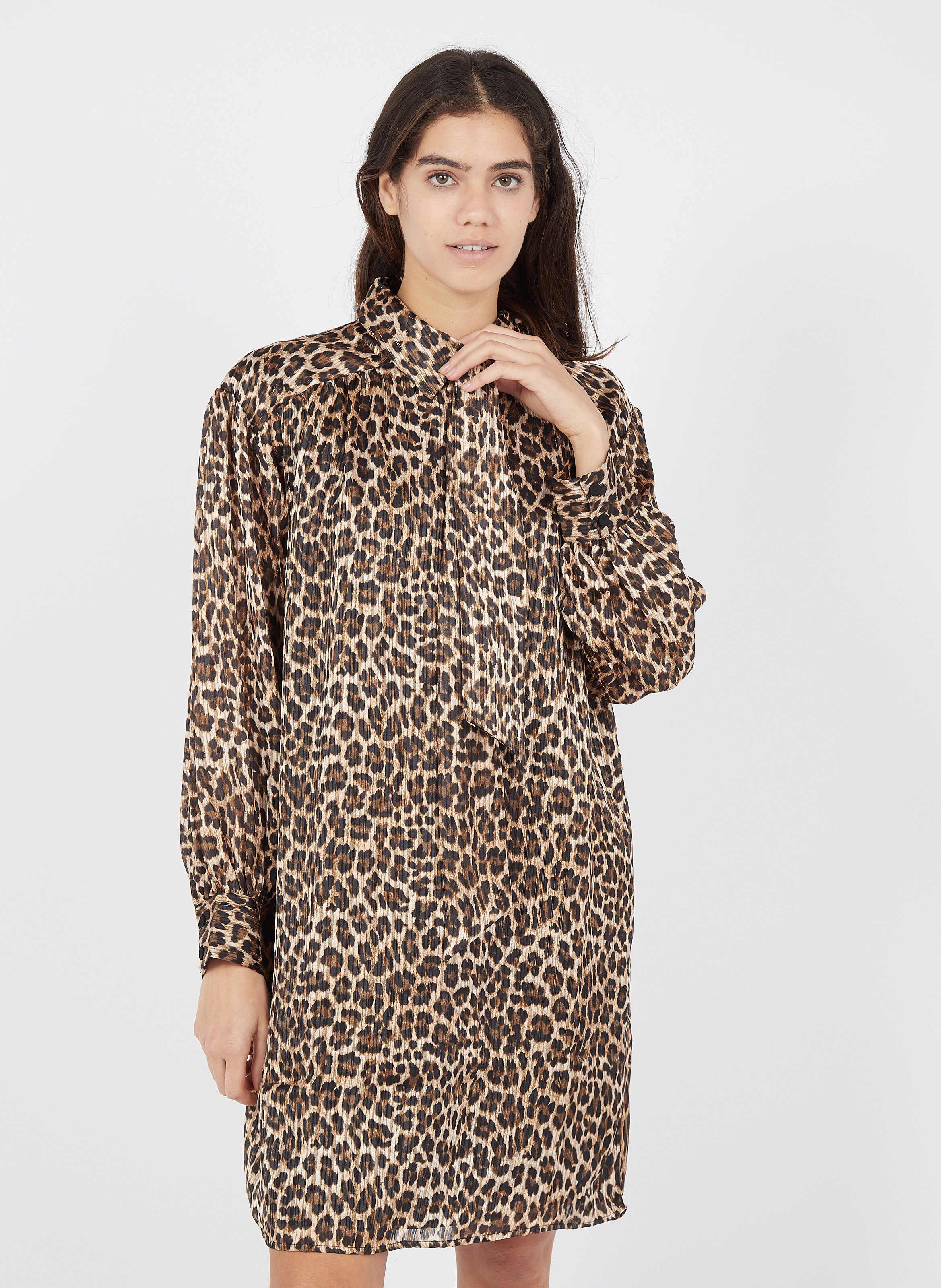 short snake print dress