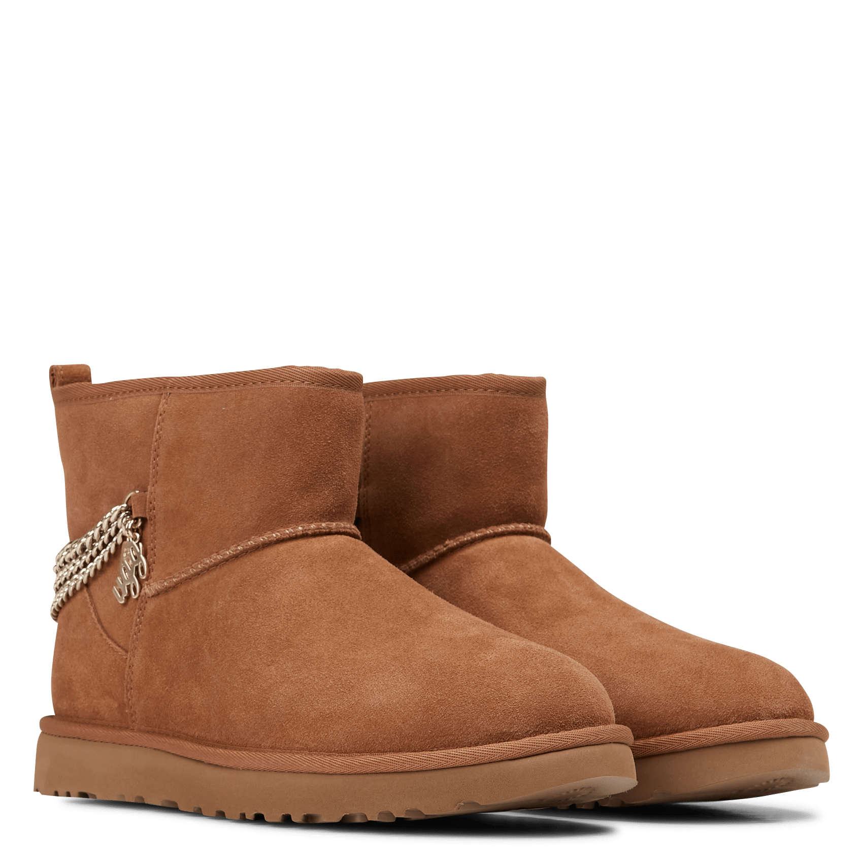 brown uggs with fur