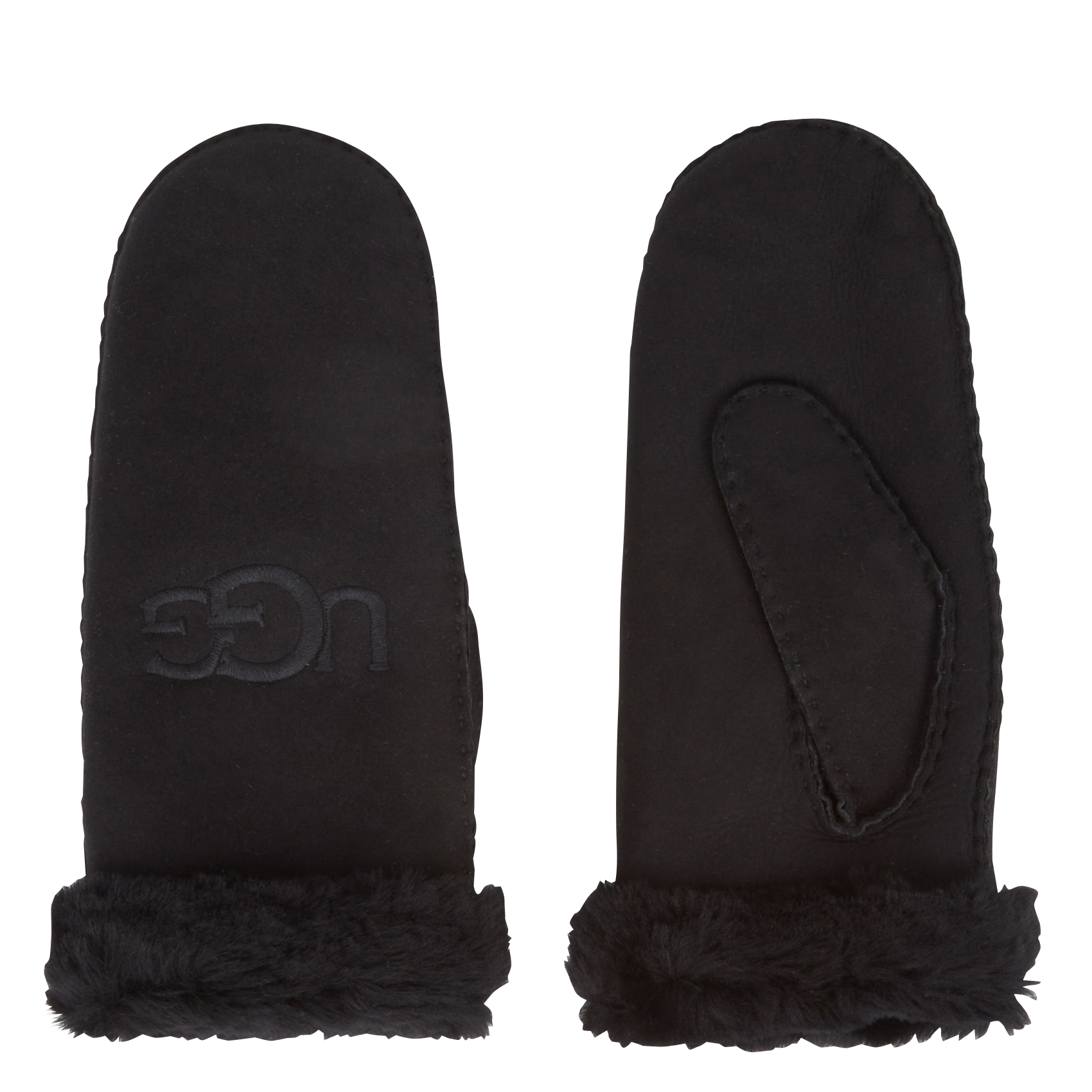 black ugg mittens