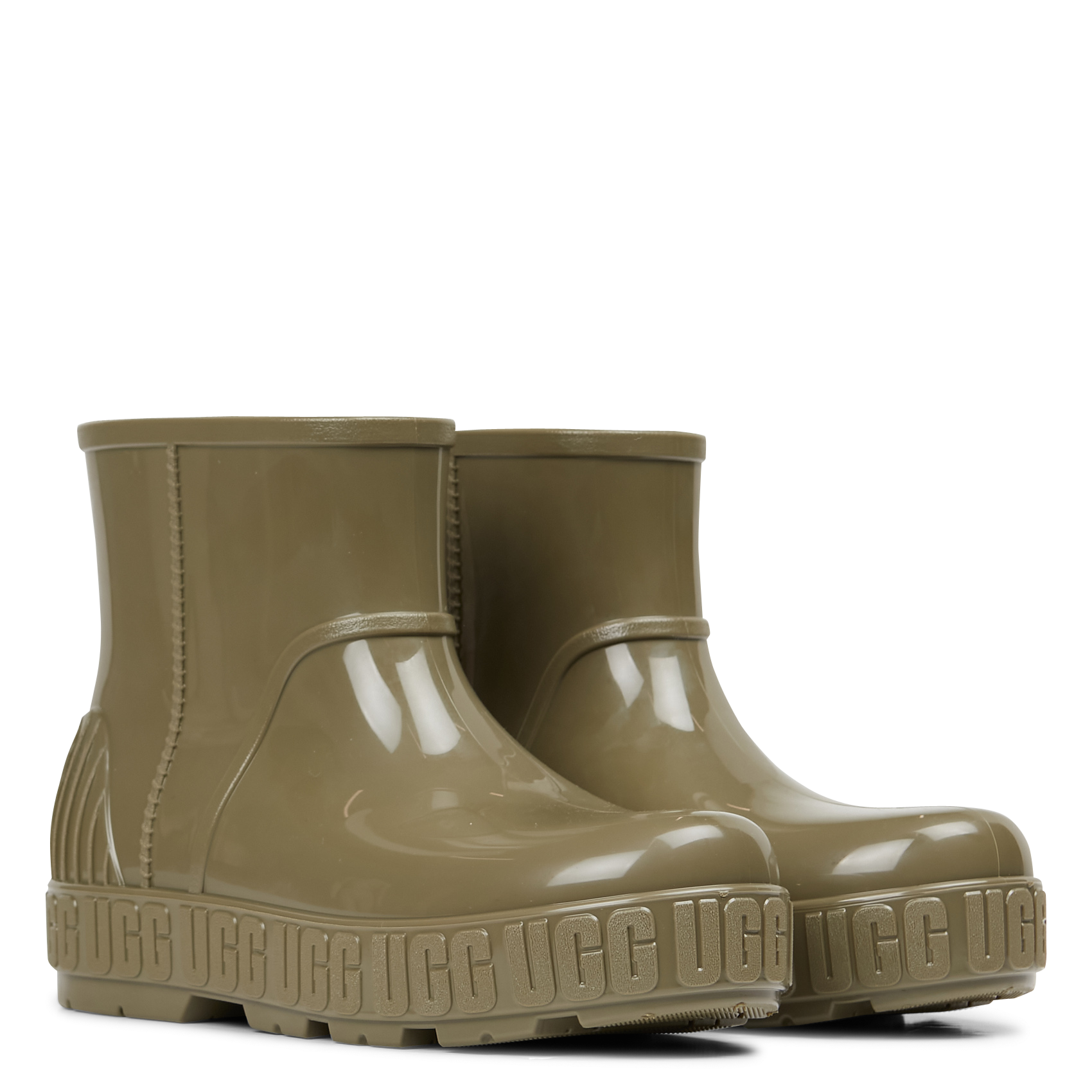 olive green women's rain boots