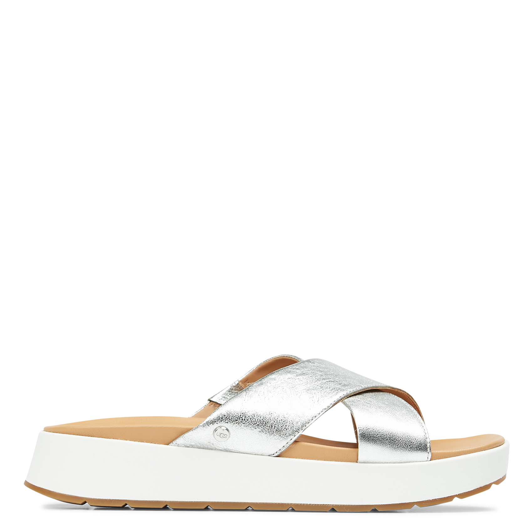 ugg silver sandals