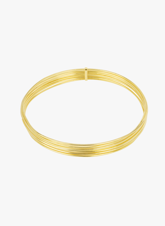 UNE A UNE Golden Fine multi-strand bracelet