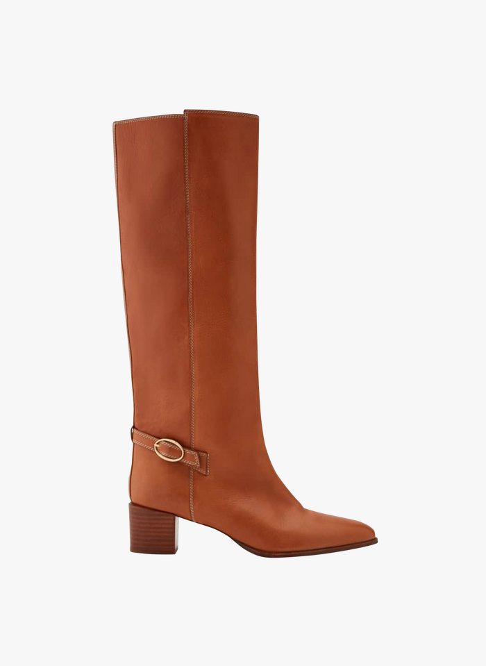 VANESSA BRUNO Brown Heeled leather boots