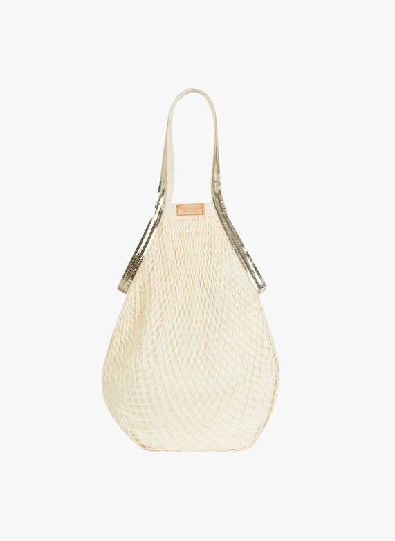 VANESSA BRUNO Yellow Organic cotton net bag