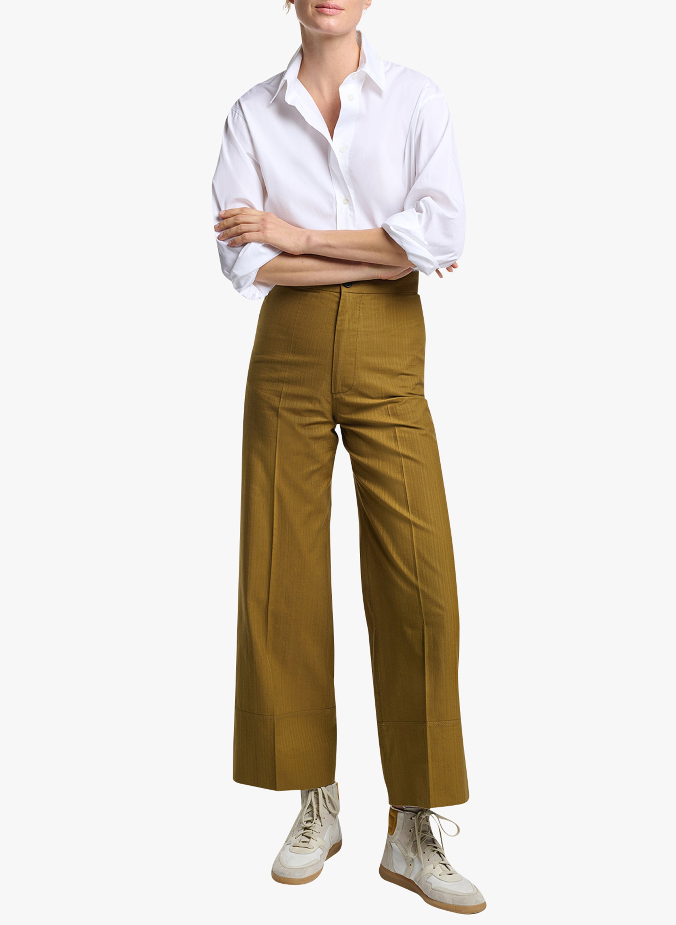 Sale Wide-leg Pants Kaki Vanessa Bruno 