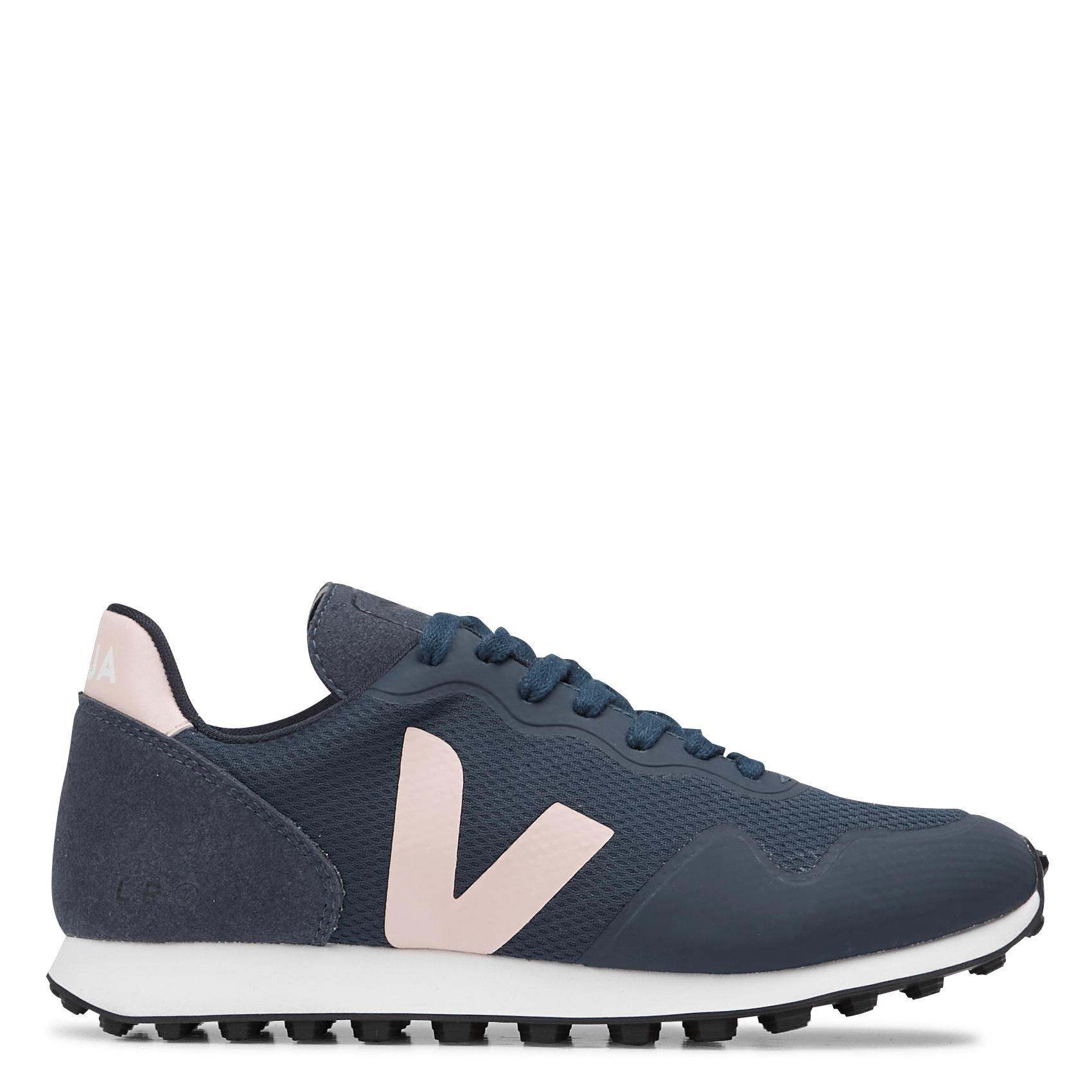 Veja Dames Sneakers Blauw combi logo runner | Van den Assem