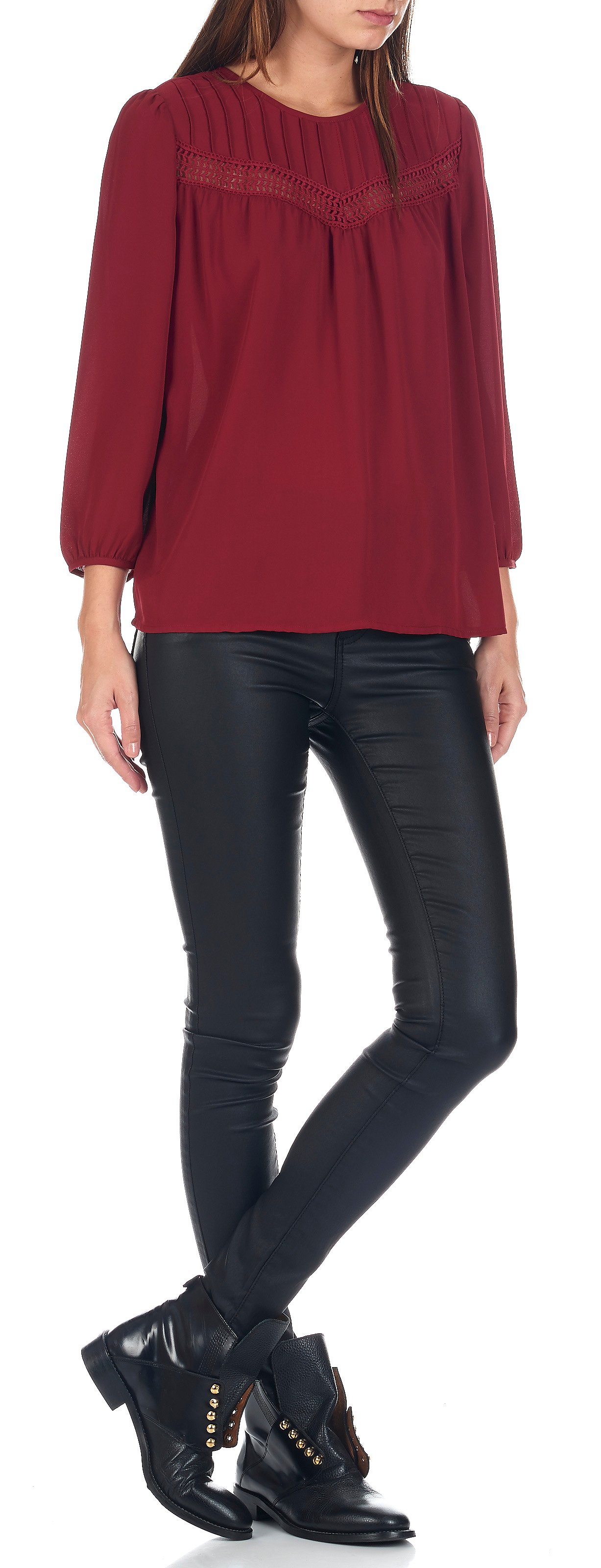 Coated Skinny Jeans Black Vila - Women | Place des Tendances