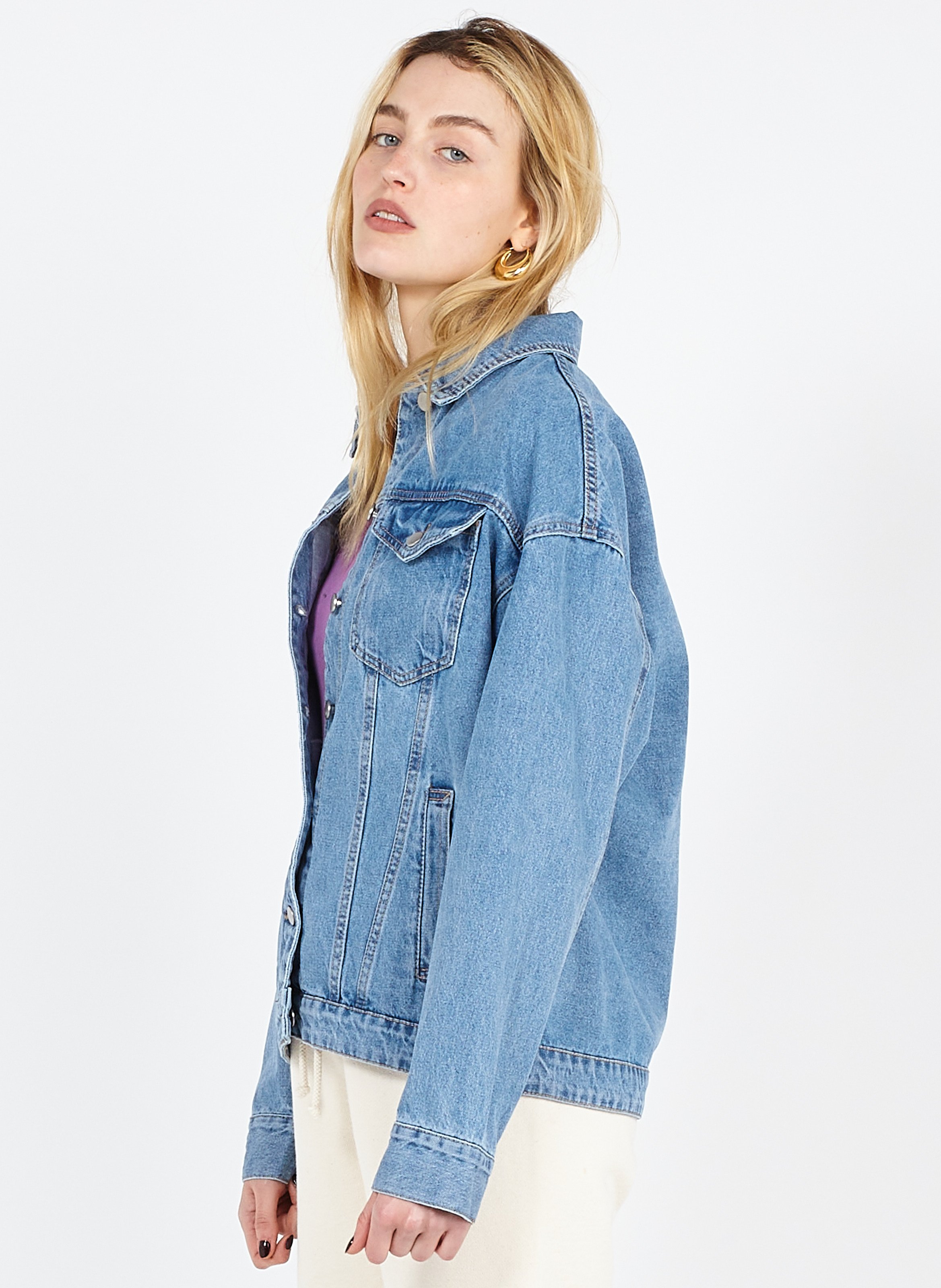 Denim Jacket Light Blue Denim Vila - Women | Place des Tendances