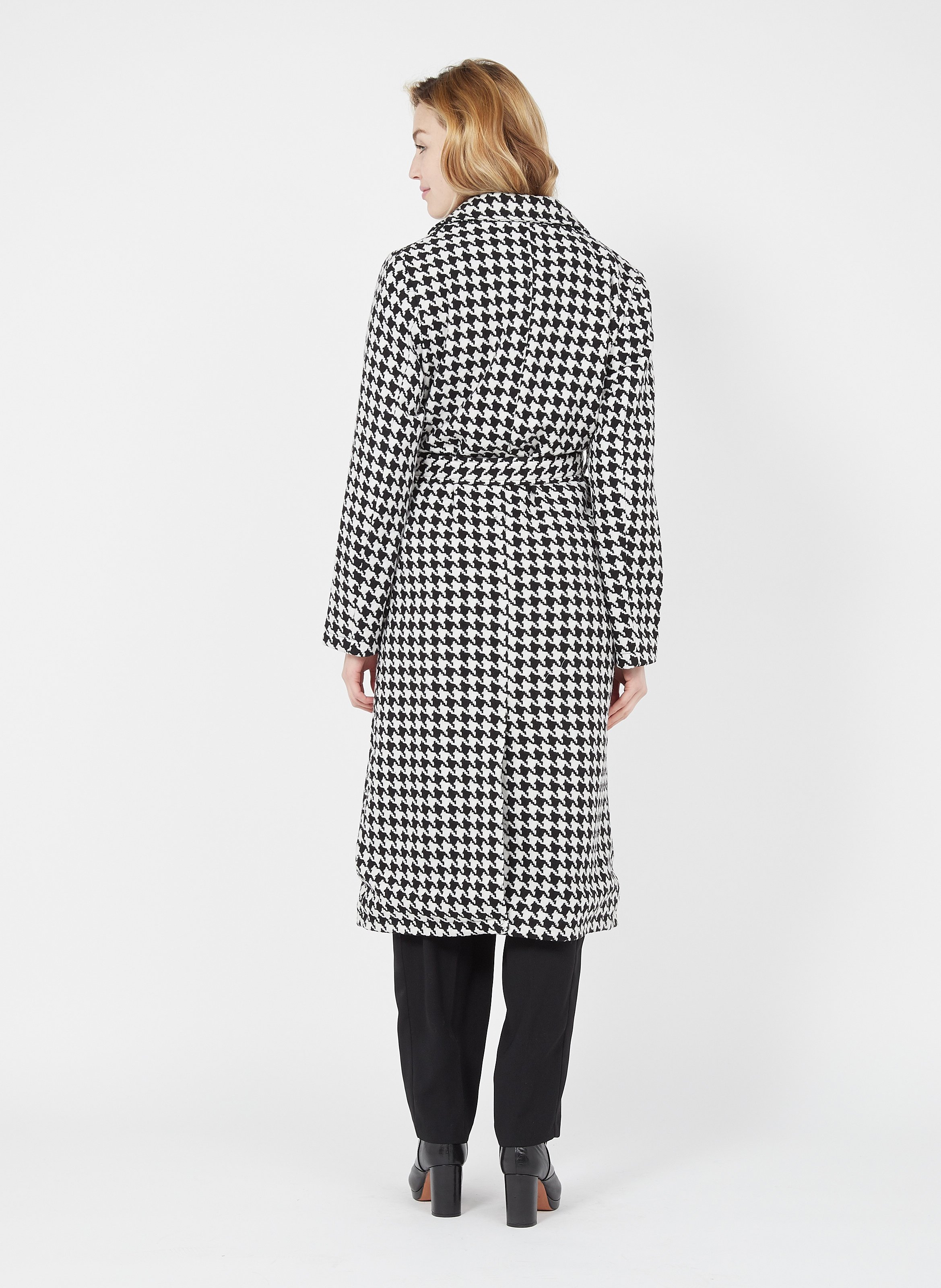 long jacquard jacket