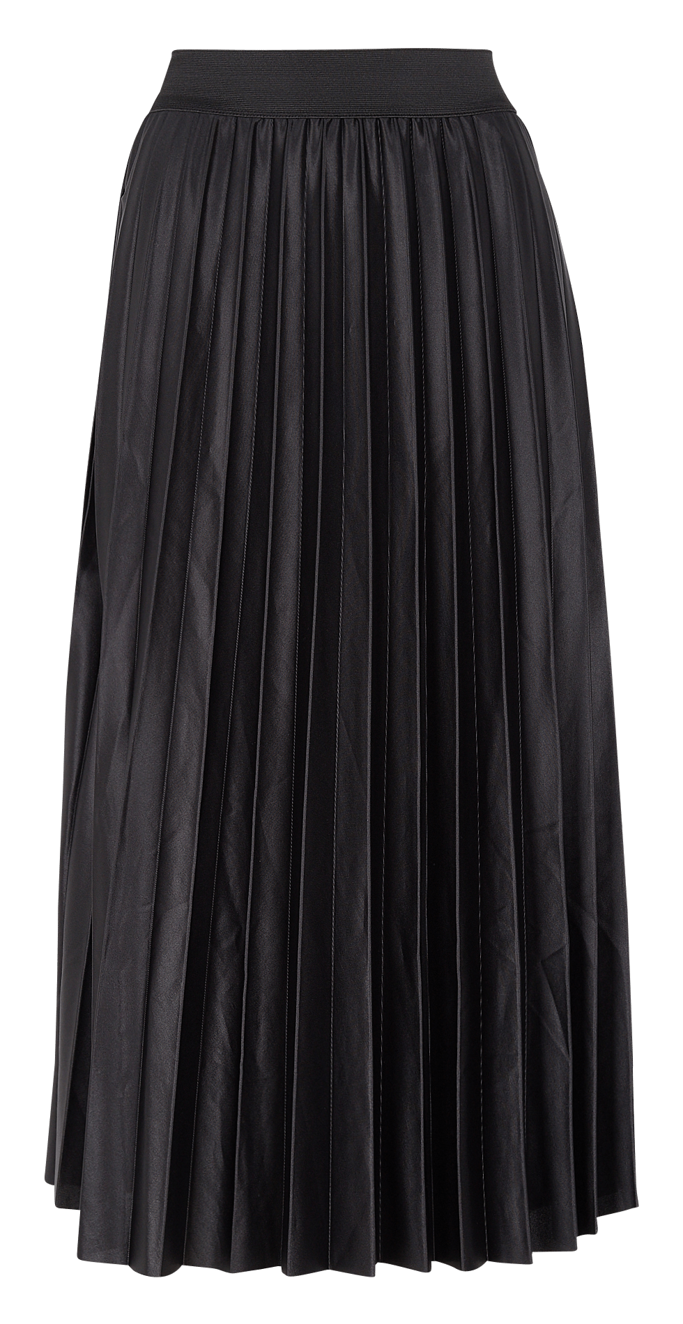 Pleated Midi Skirt Black Vila Women Place des Tendances