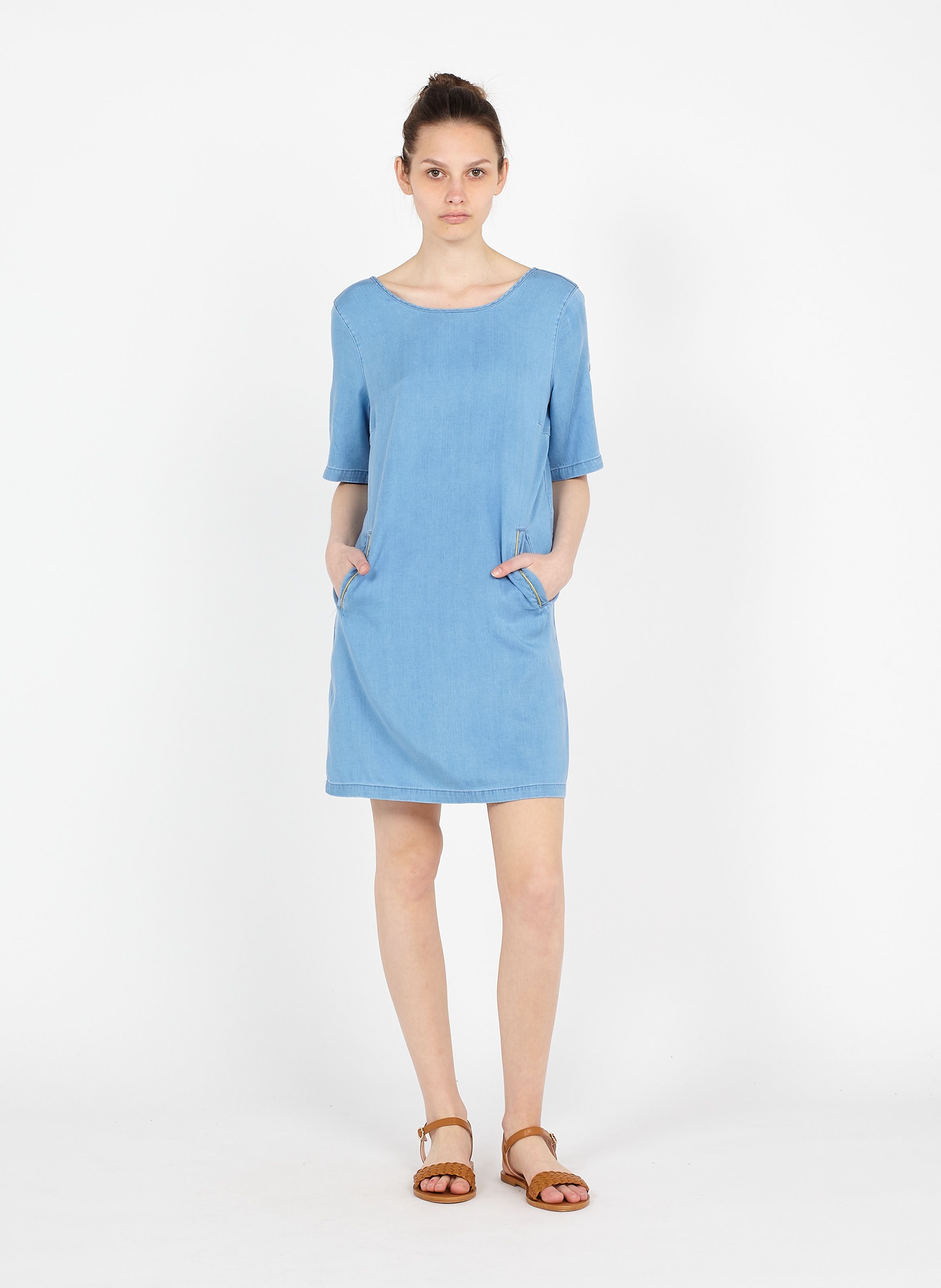 vila vipetia v neck dress