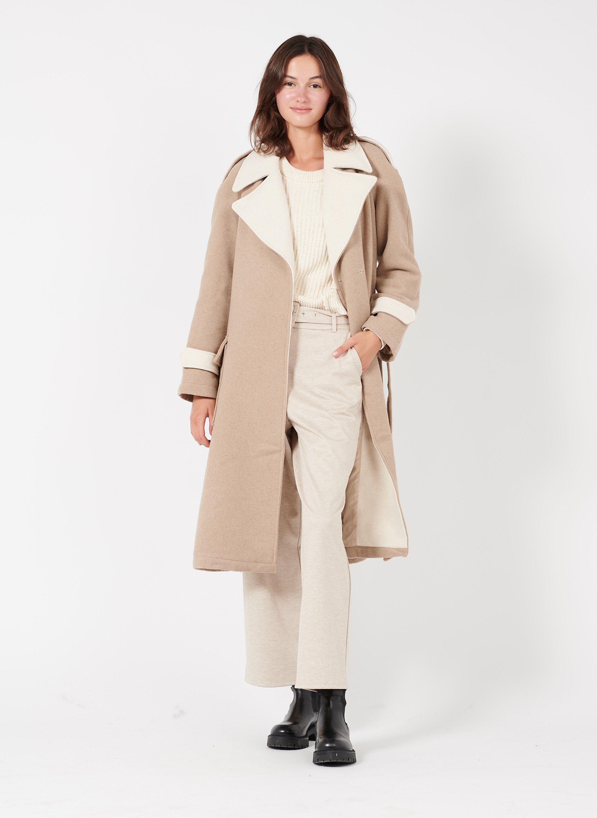 tailored duster coat