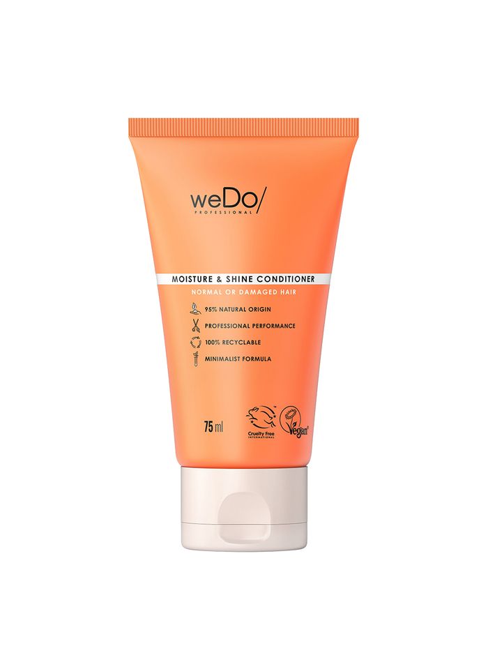 weDo  Vegan Moisture and Shine conditioner for normal and damaged hair