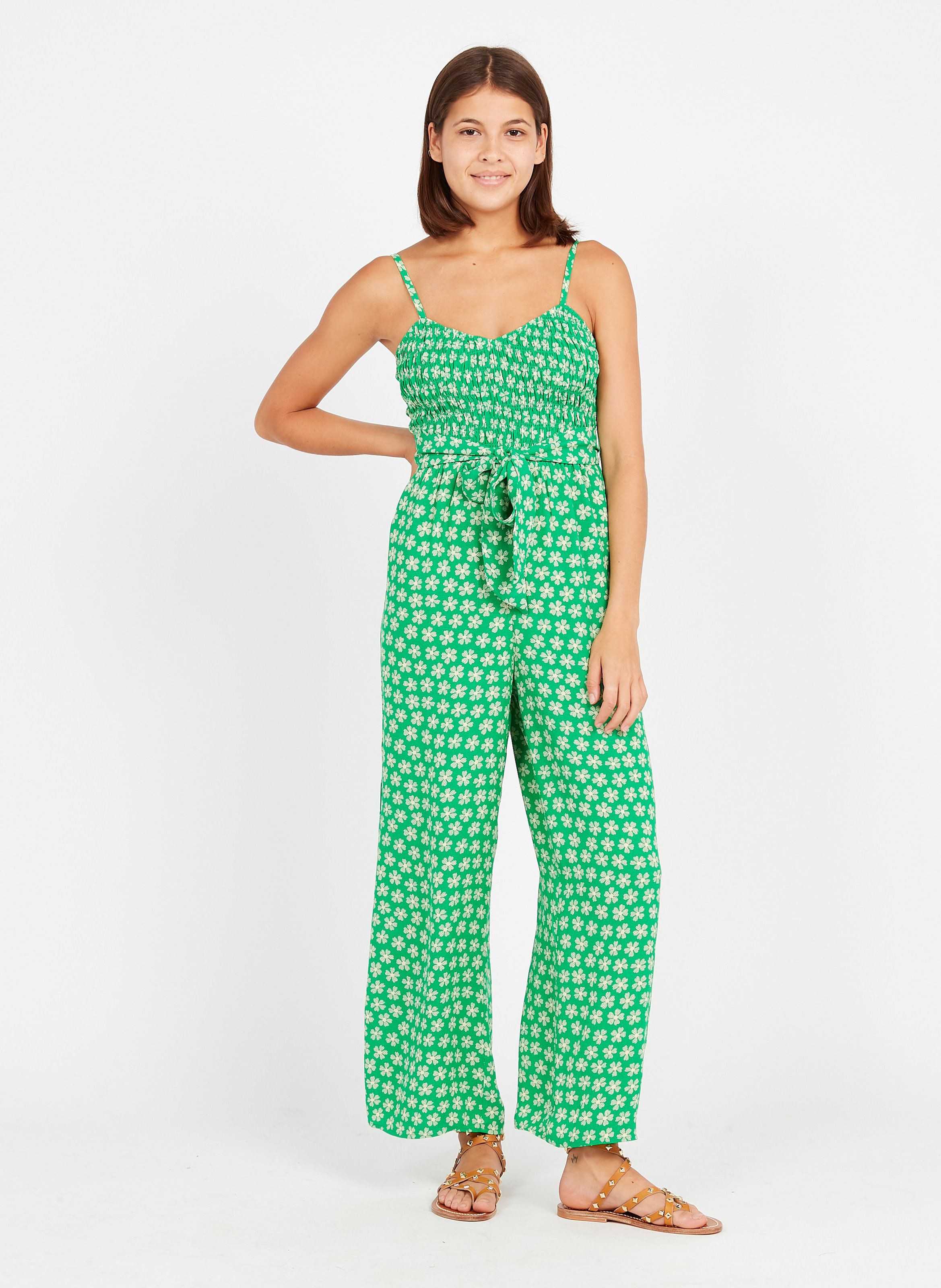 whistles jumpsuit green