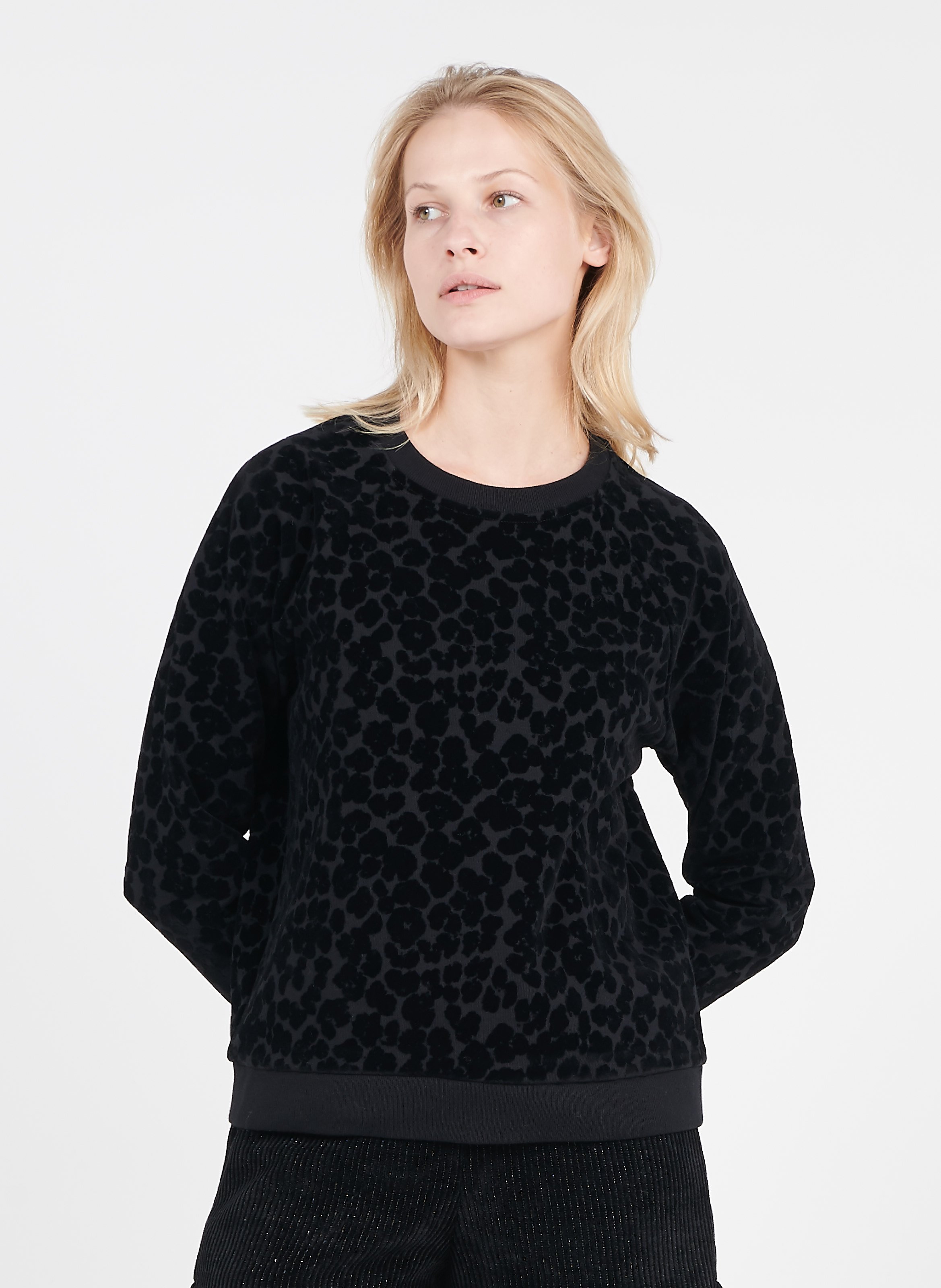 leopard sweatshirt womens