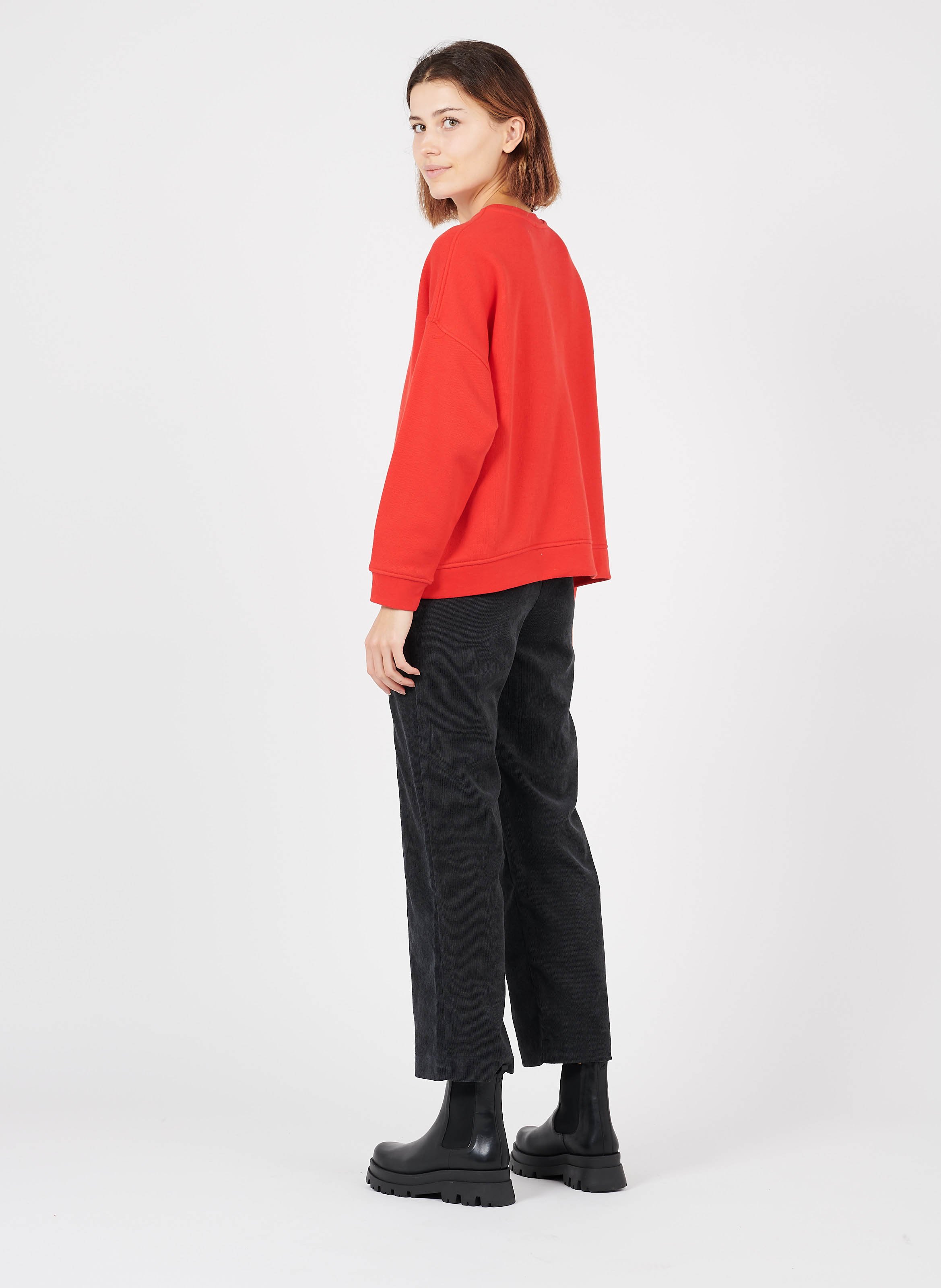 whistles red sweatshirt