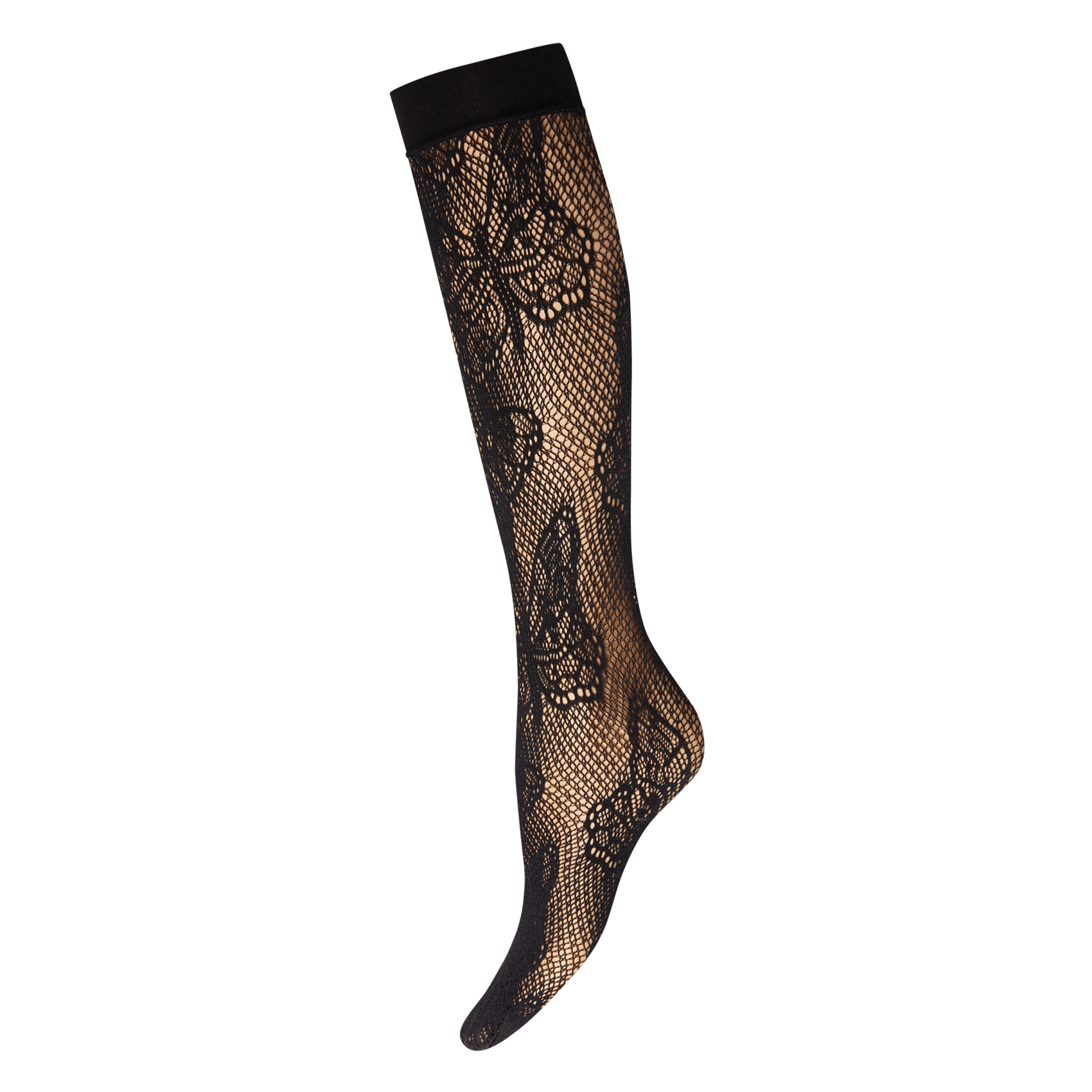 Decorative Mesh Stockings Black Wolford Women Place des Tendances