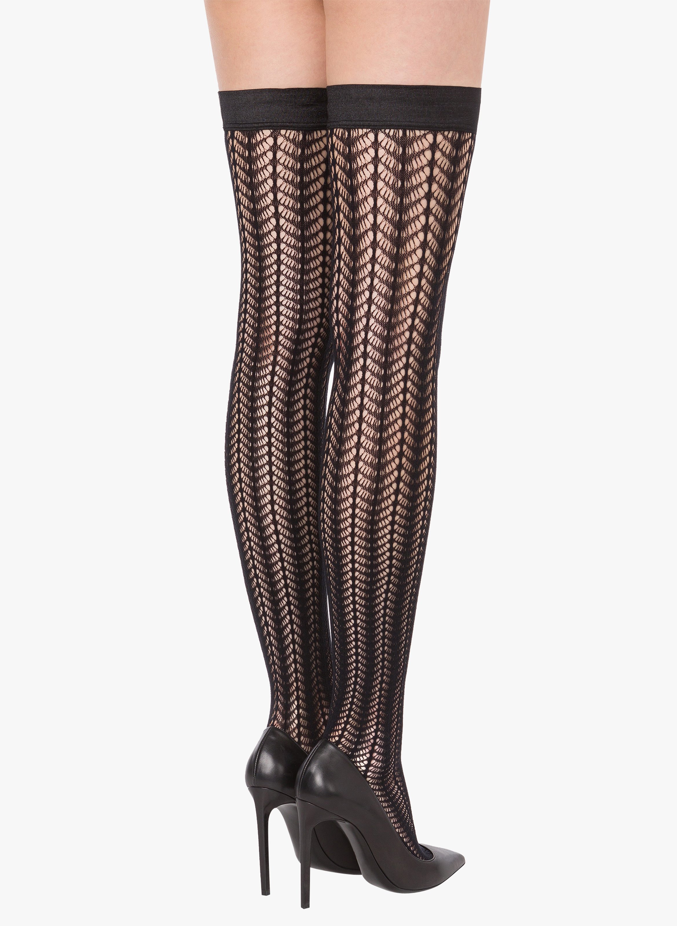 Holdup Stockings Black Wolford Women Place des Tendances