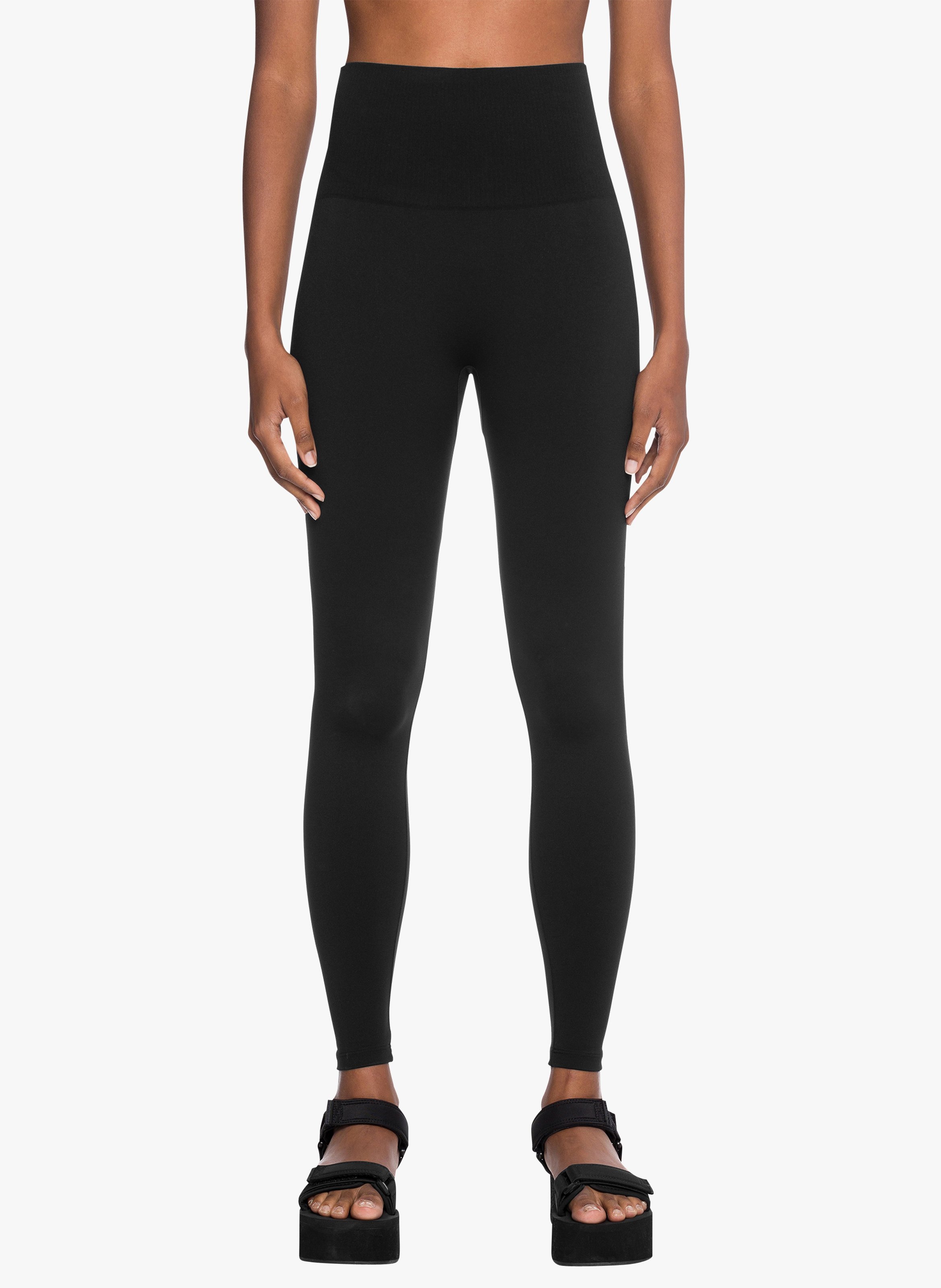 Sale High-waisted Sports Leggings Black 